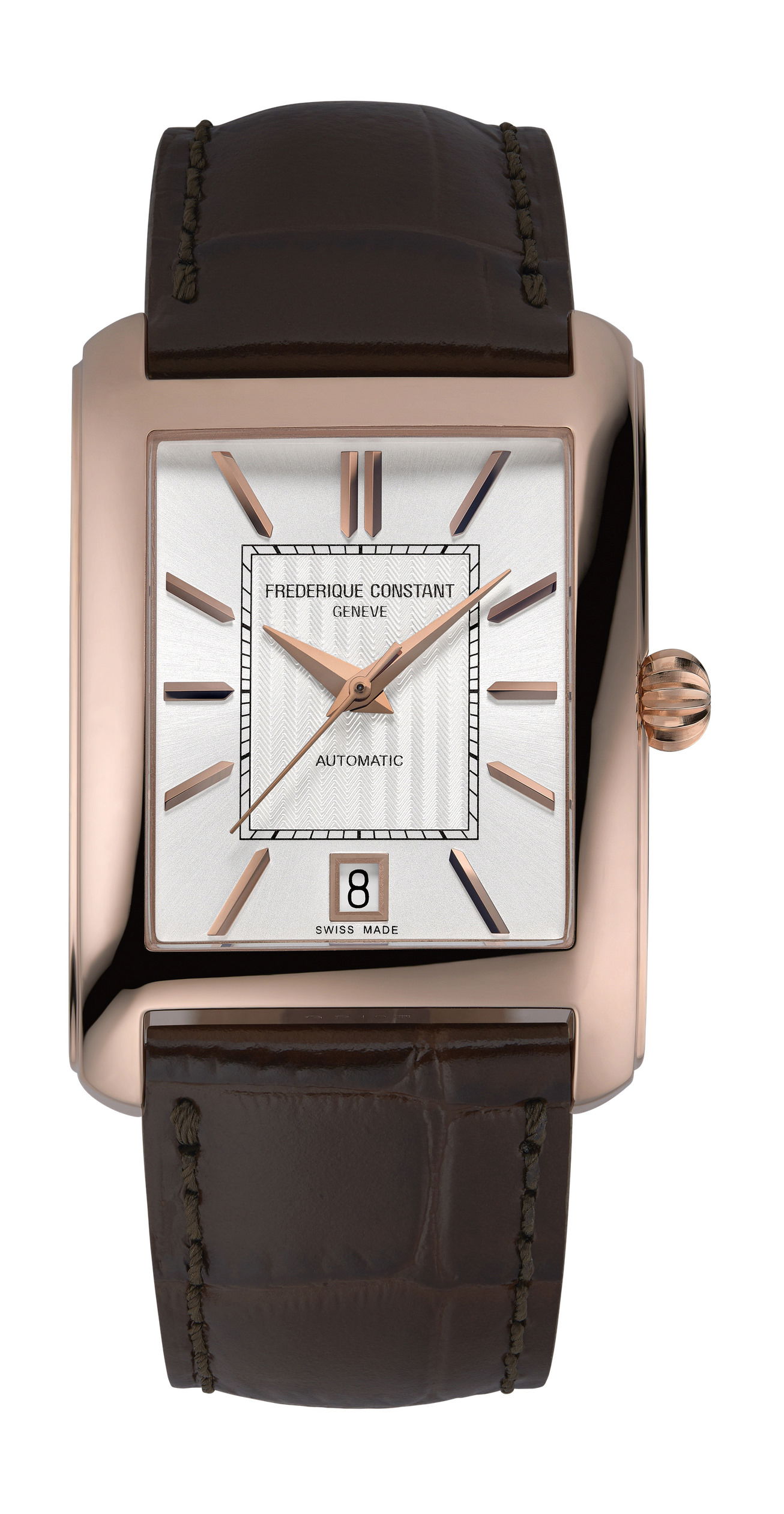 Frederique Constant Classics Carrée Automatic luxury timepiece - detailed view