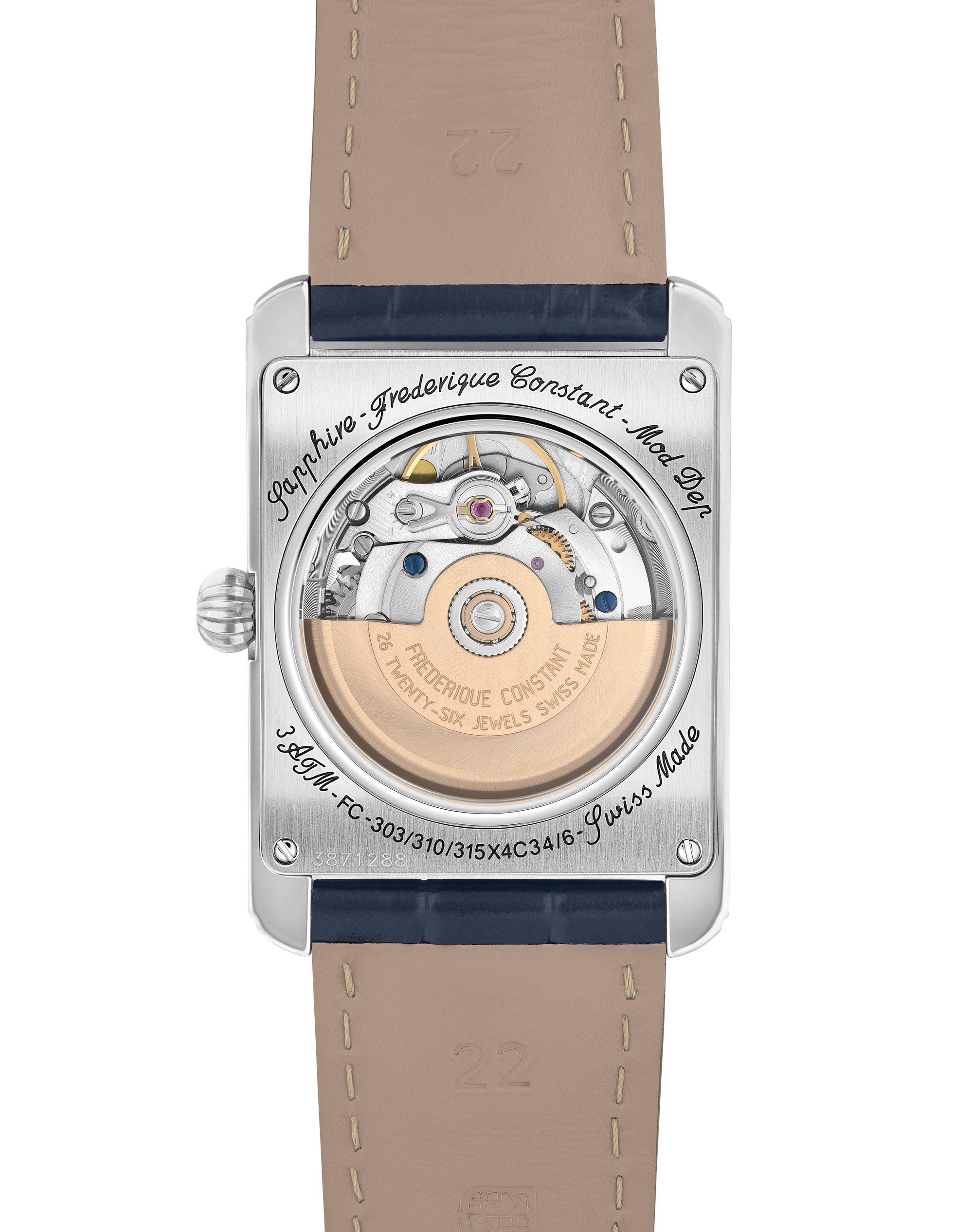 Frederique Constant Classics Carrée Heart Beat Automatic - View 2