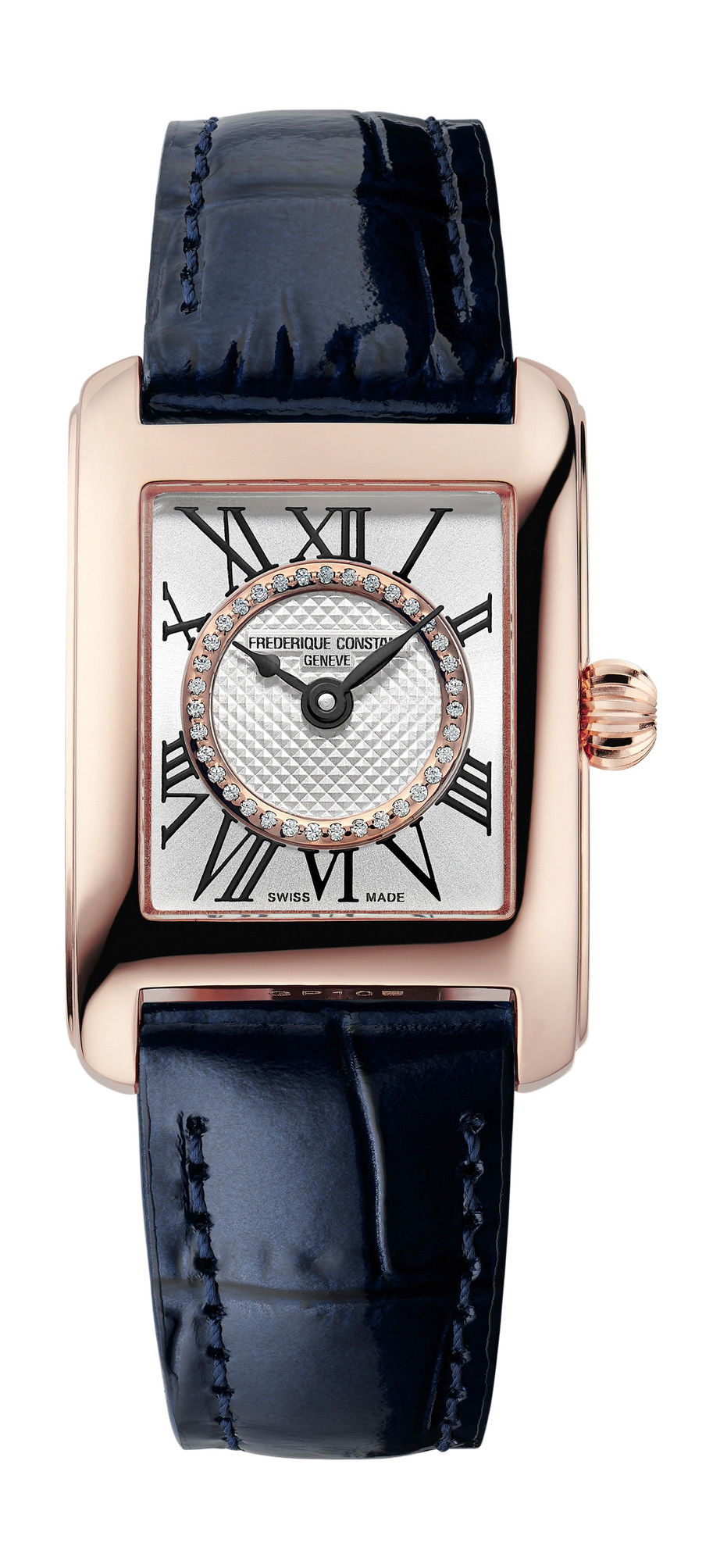 Frederique Constant Classics Carrée Ladies luxury timepiece - detailed view