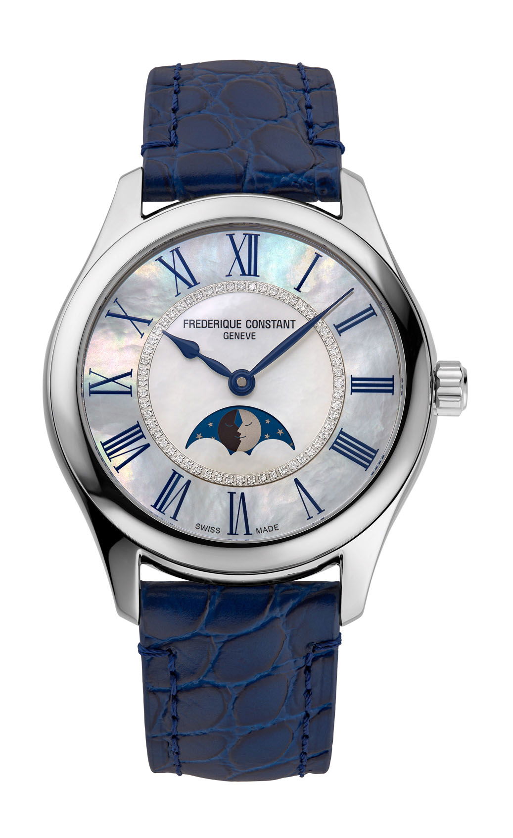 Frederique Constant Classics Elegance Luna luxury timepiece - detailed view
