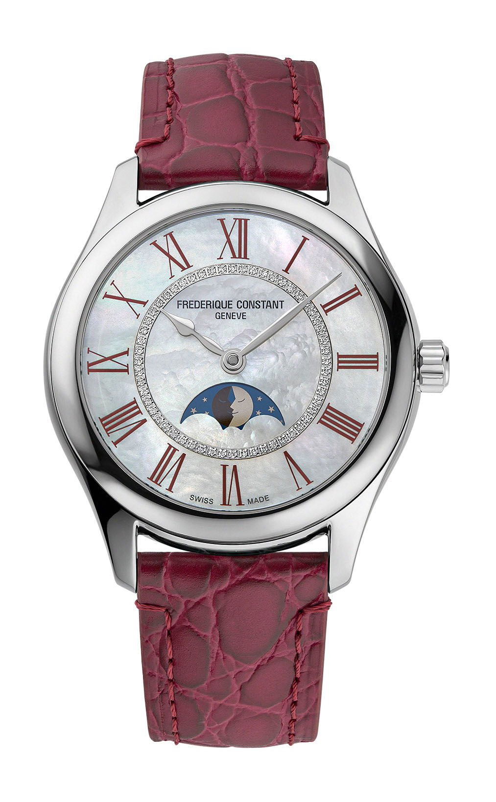 Frederique Constant Classics Elegance Luna luxury timepiece - detailed view