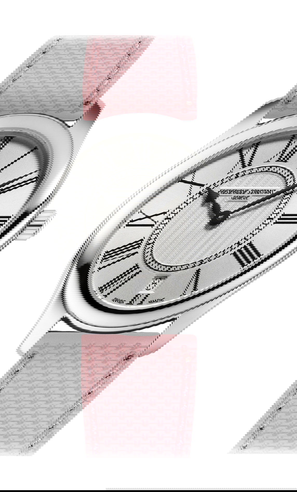 Frederique Constant Classics Ladies Quartz Pink Ribbon luxury timepiece - detailed view