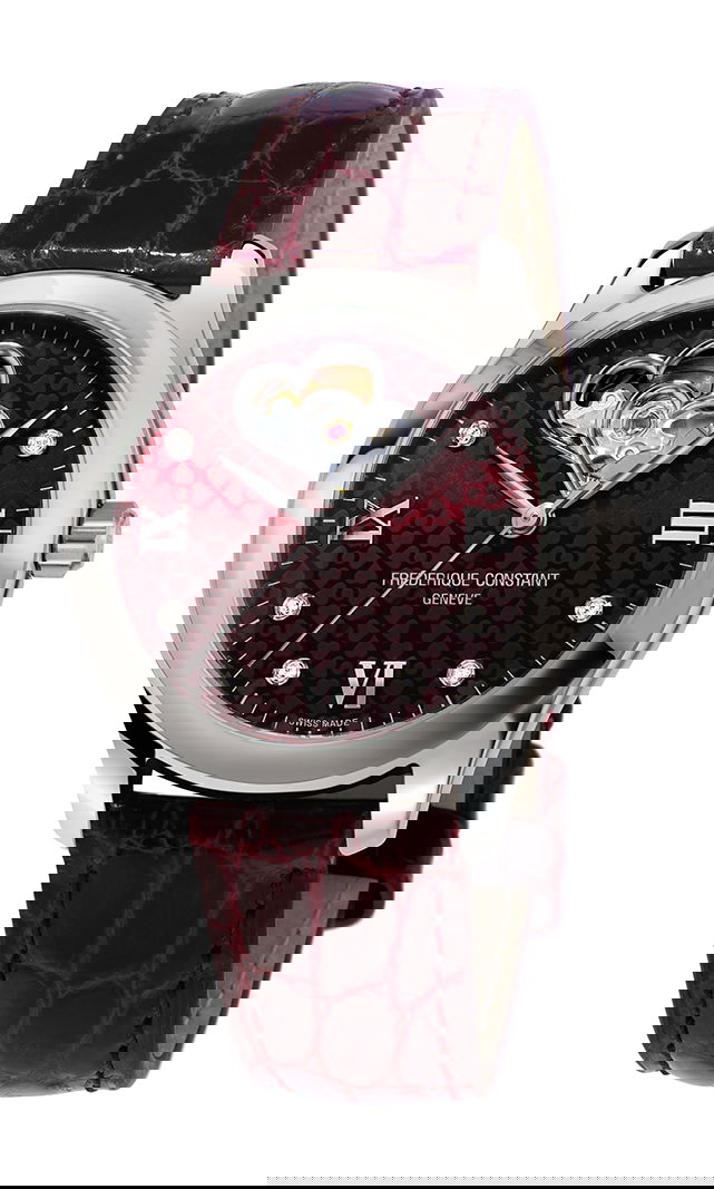 Frederique Constant DOUBLE HEART BEAT luxury timepiece - detailed view