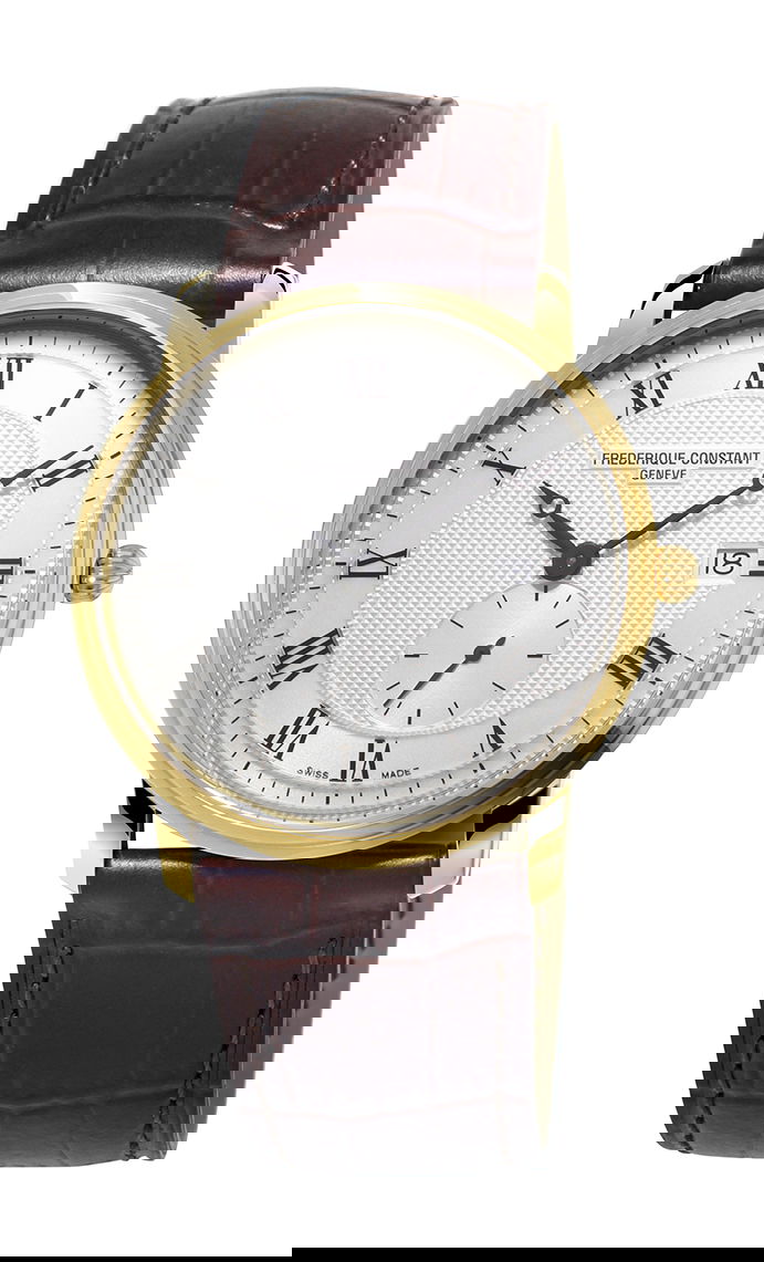 Frederique Constant Classic Slimline Gents Small Seconds luxury timepiece - detailed view