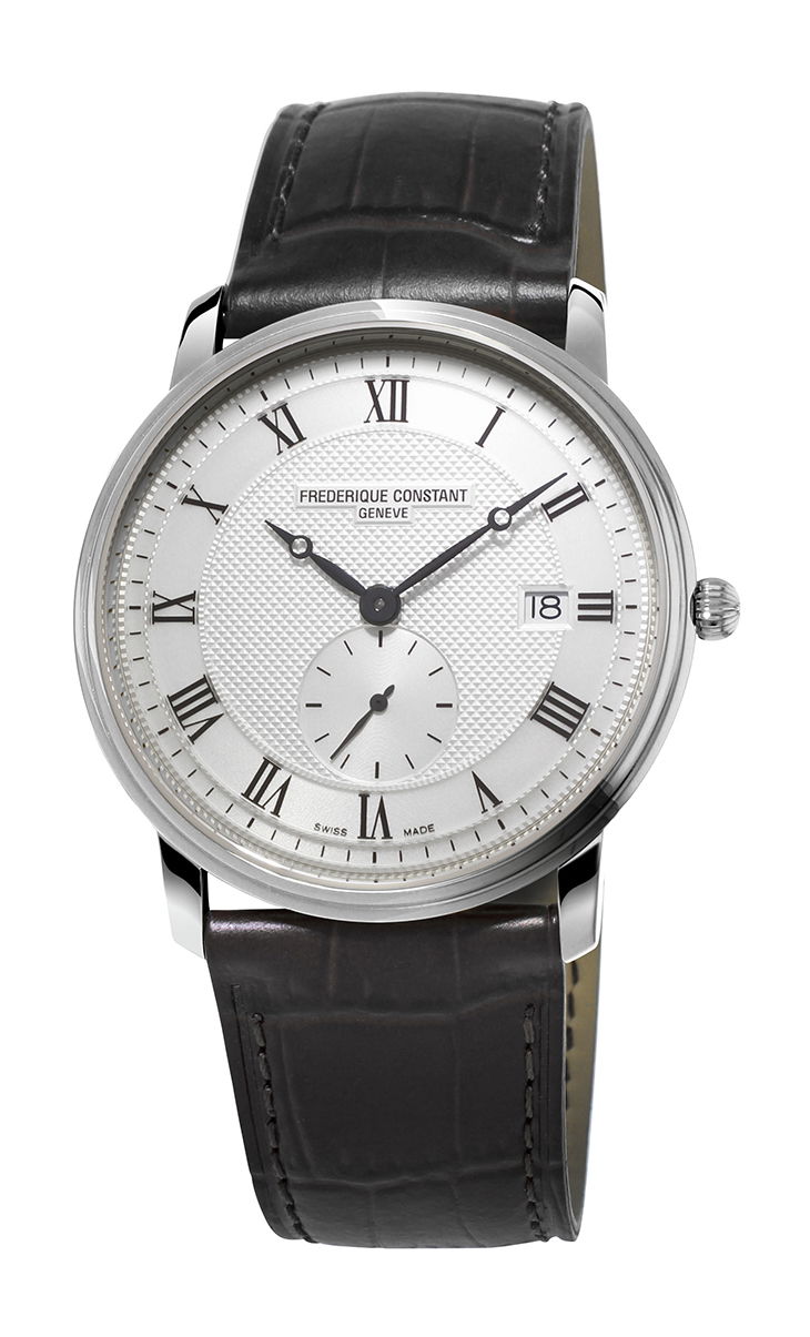 Frederique Constant Classic Slimline Gents Small Seconds luxury timepiece - detailed view