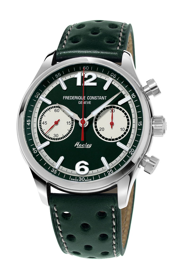 Frederique Constant HEALEY CHRONOGRAPH AUTOMATIC luxury timepiece - detailed view
