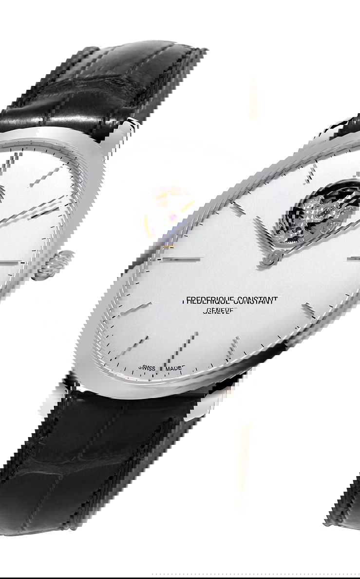 Frederique Constant Classics Slimline Heart Beat Automatic luxury timepiece - detailed view