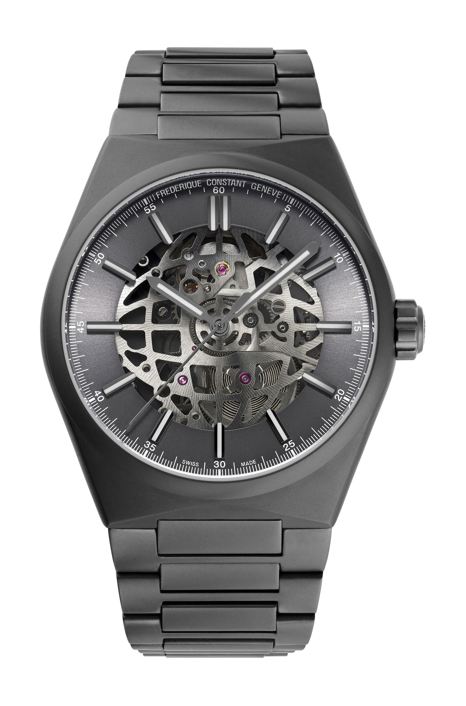 Frederique Constant Highlife Automatic Skeleton luxury timepiece - detailed view