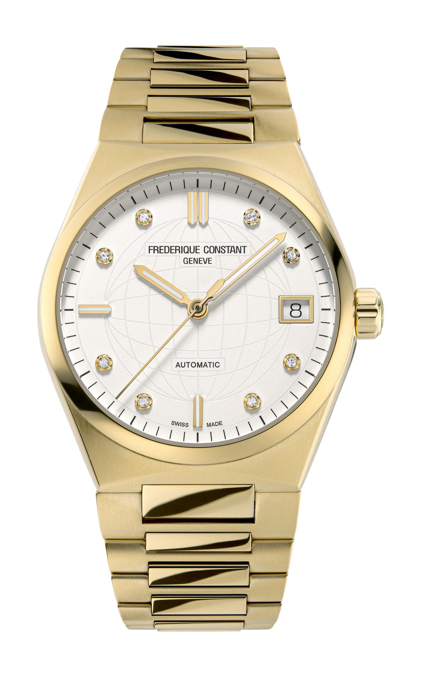 Frederique Constant Highlife Ladies Automatic luxury timepiece - detailed view