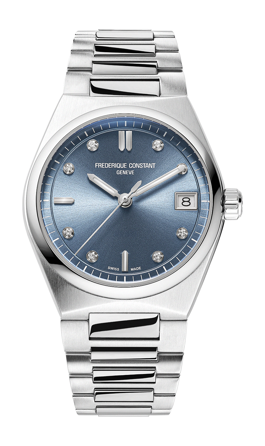 Frederique Constant Highlife Ladies Quartz luxury timepiece - detailed view