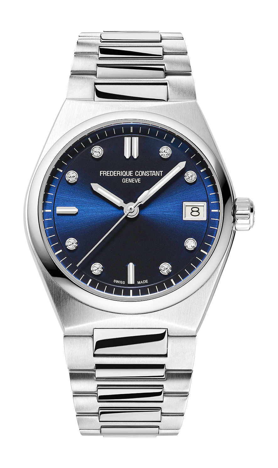 Frederique Constant Highlife Ladies Quartz luxury timepiece - detailed view