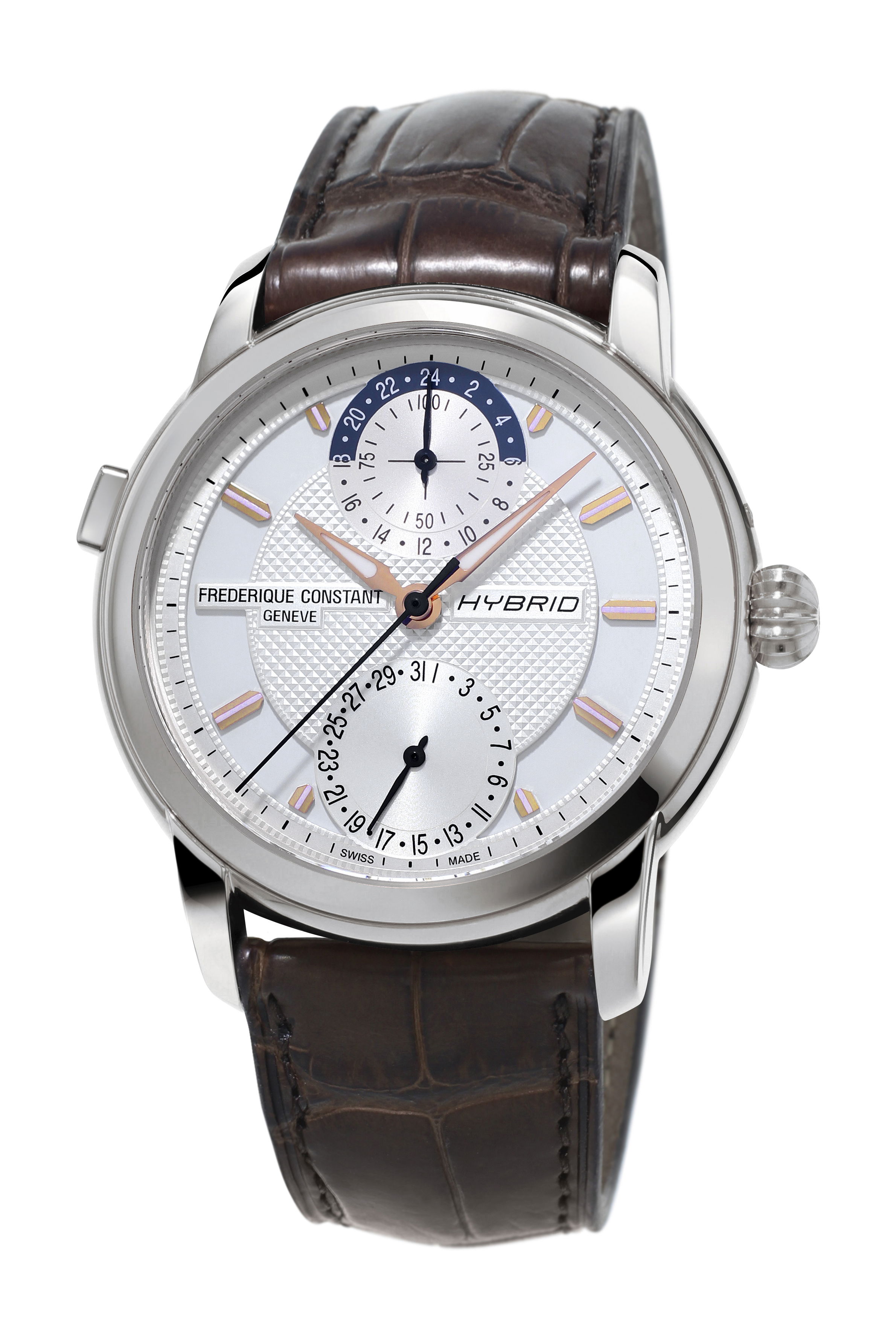 Frederique Constant Hybrid luxury timepiece - detailed view