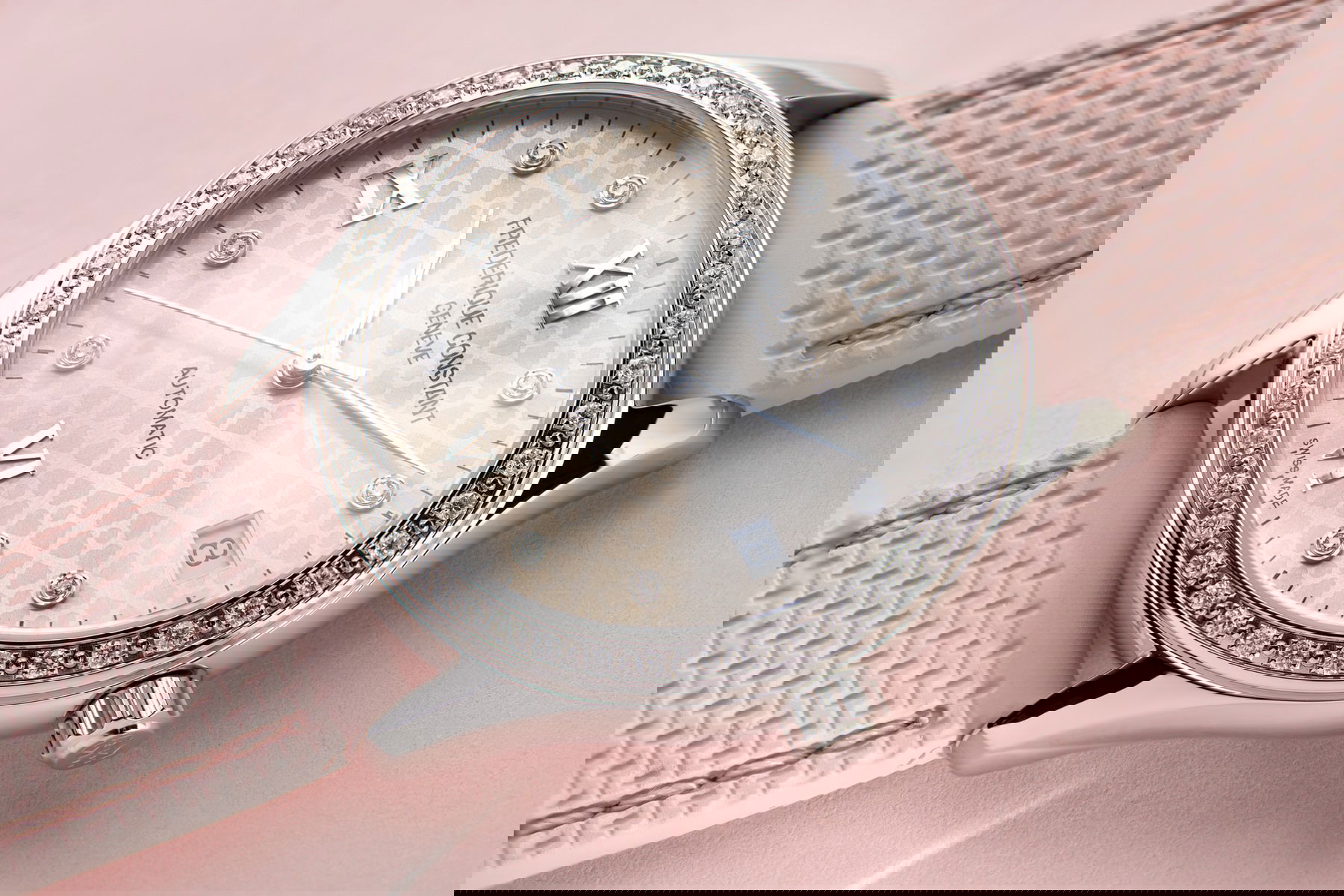 Frederique Constant Ladies Automatic Pink Ribbon - View 2