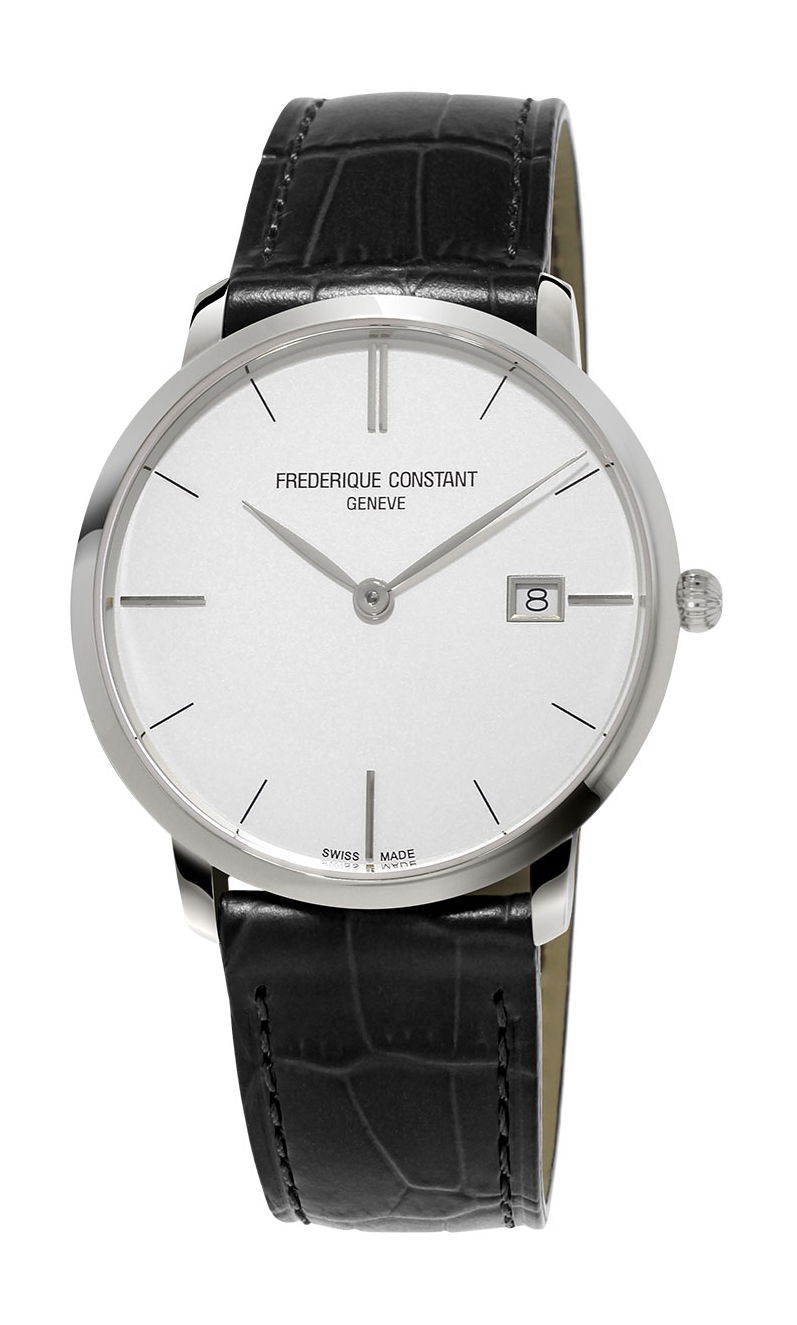 Frederique Constant MIDSIZE DATE luxury timepiece - detailed view