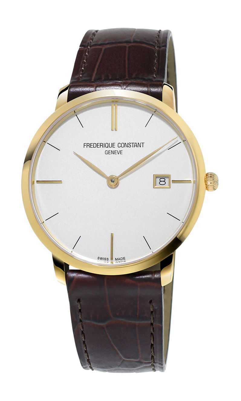 Frederique Constant MIDSIZE DATE luxury timepiece - detailed view