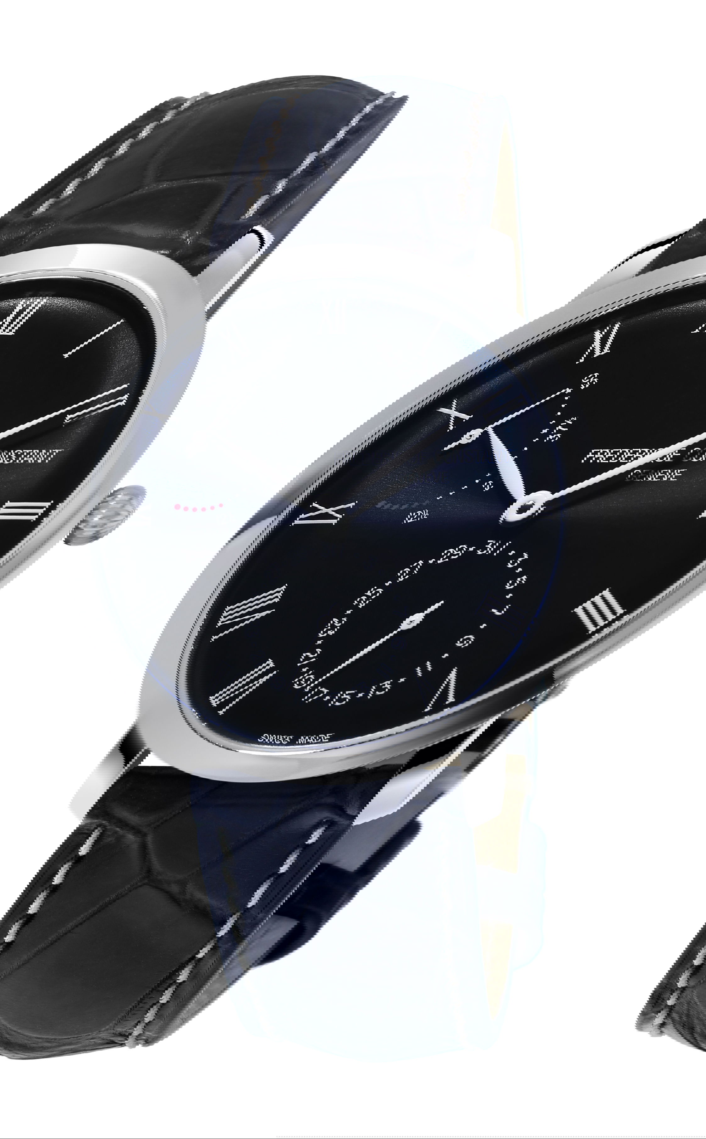 Frederique Constant Slimline Power Reserve Manufacture luxury timepiece - detailed view