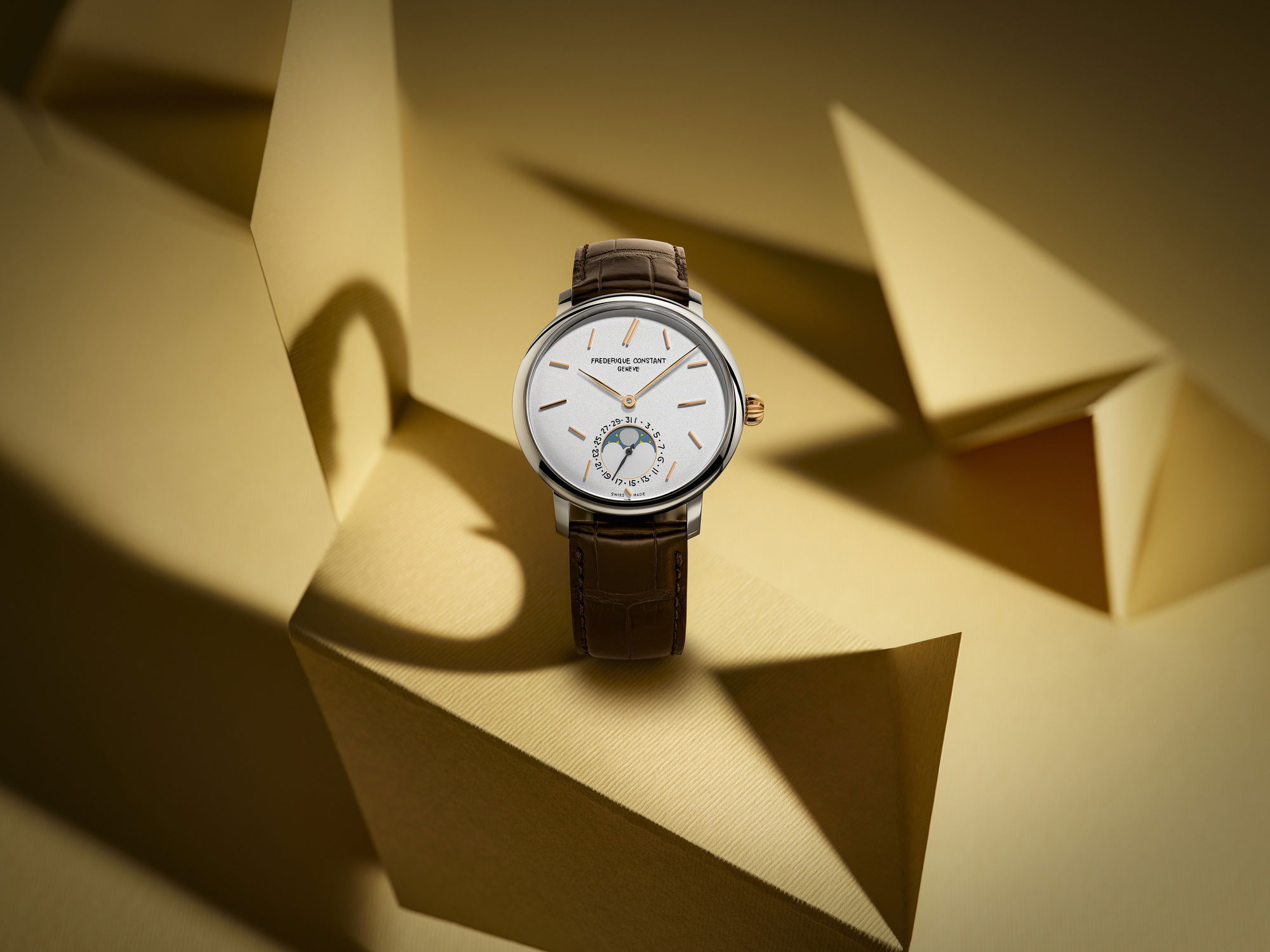 Frederique Constant Slimline Moonpase Date Manufacture Seconde/Seconde - View 2
