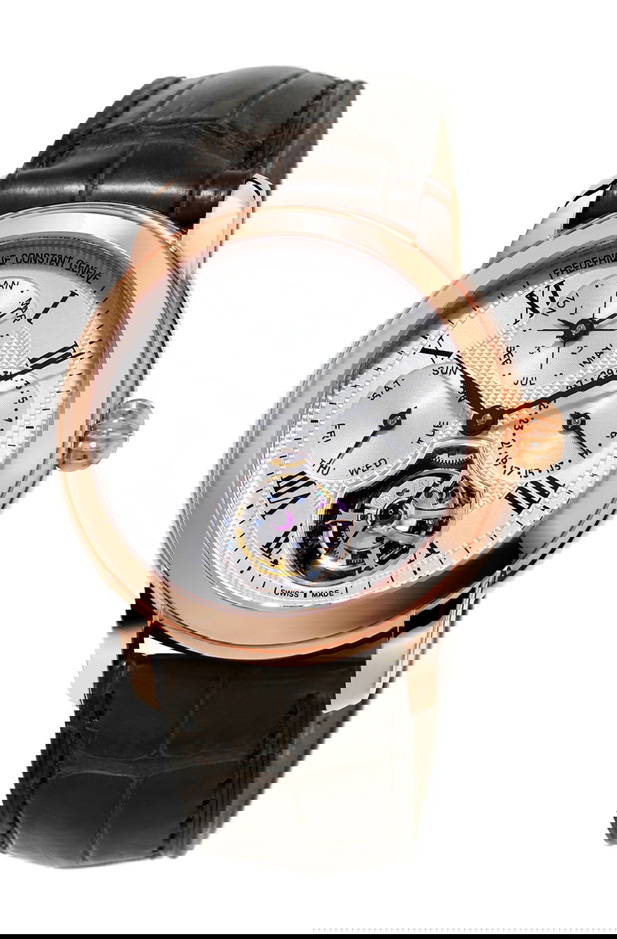 Frederique Constant Tourbillon Perpetual Calendar luxury timepiece - detailed view
