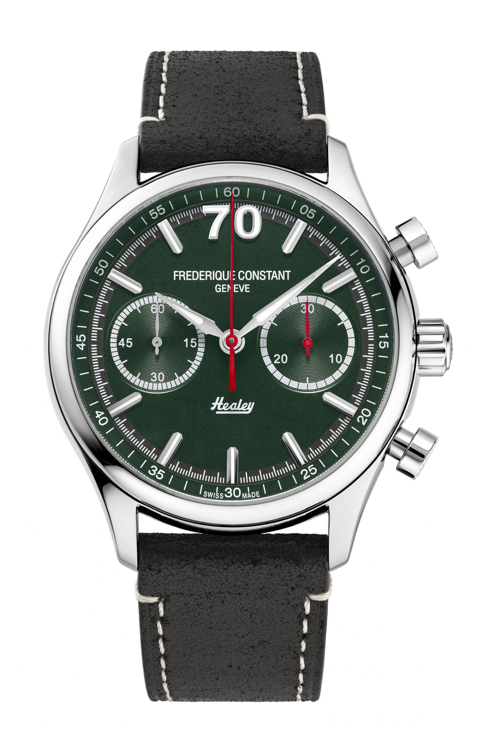 Frederique Constant Vintage Rally Healey Chronograph Automatic luxury timepiece - detailed view