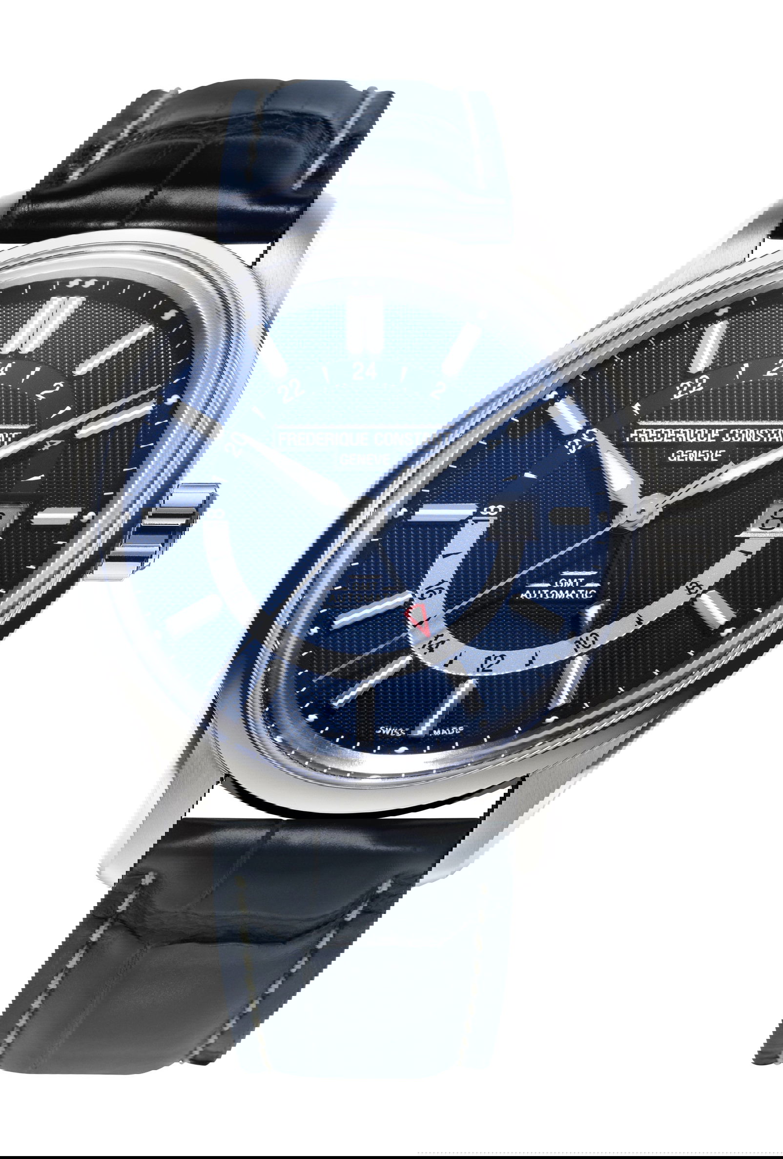 Frederique Constant Yacht Timer GMT luxury timepiece - detailed view
