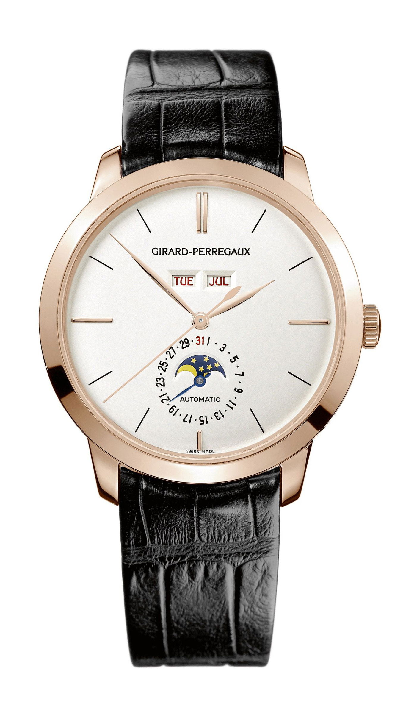 Girard-Perregaux 1966 Full Calender luxury timepiece - detailed view