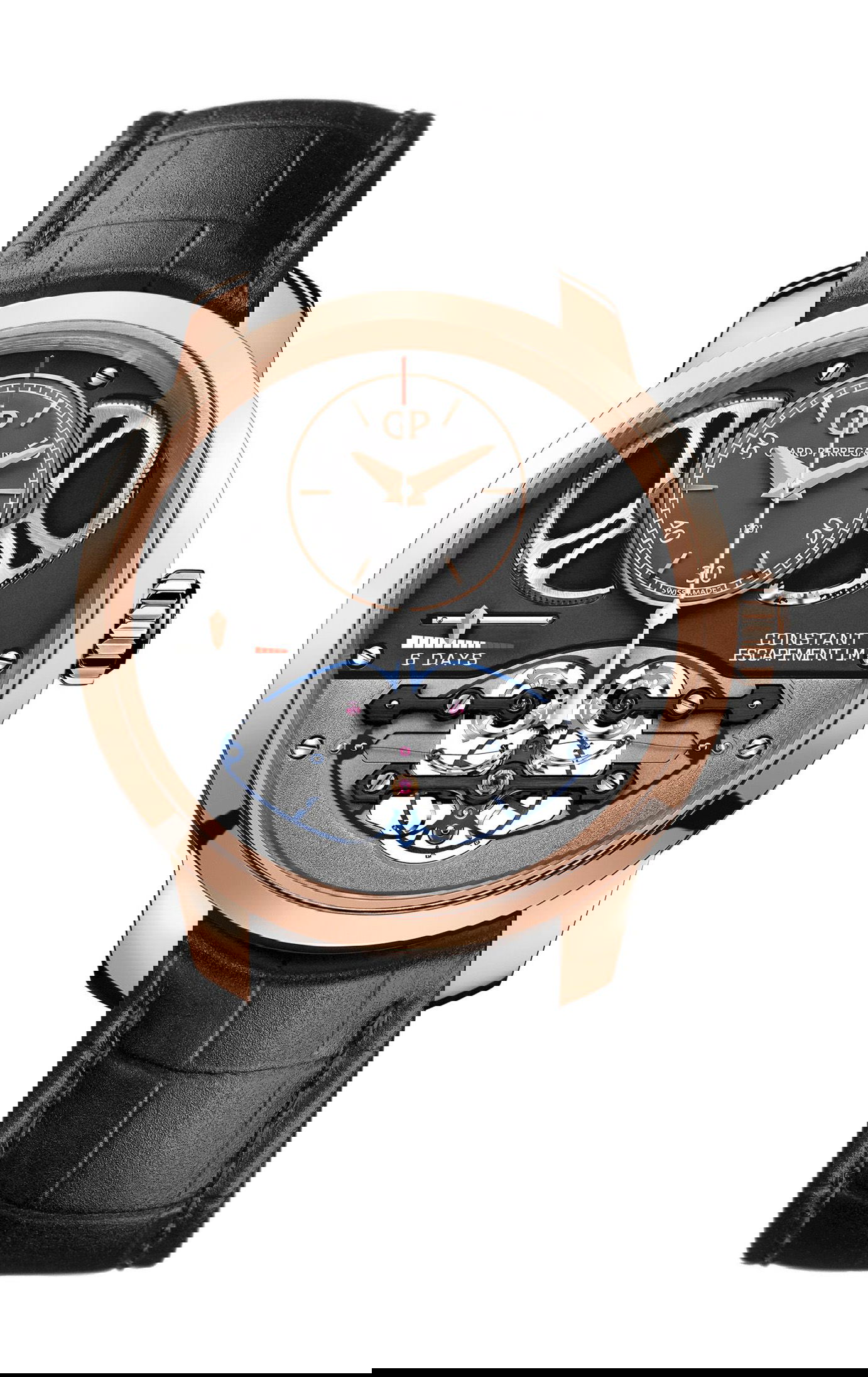 Girard-Perregaux Bridges Constant Escapement L.M. luxury timepiece - detailed view