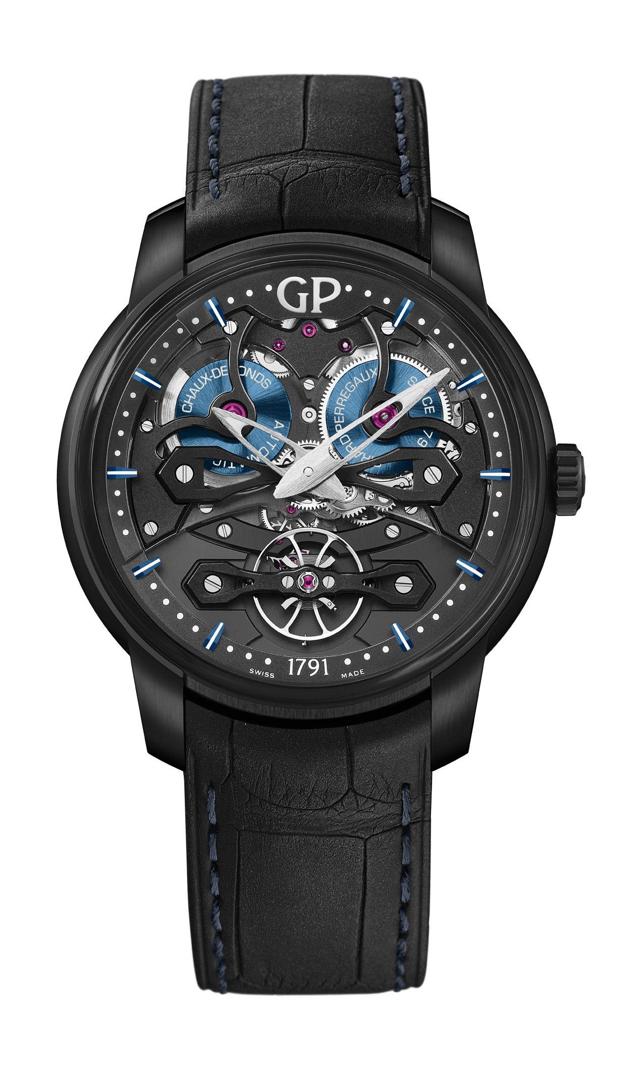 Girard-Perregaux Bridges Neo Bridges Earth To Sky Edition luxury timepiece - detailed view