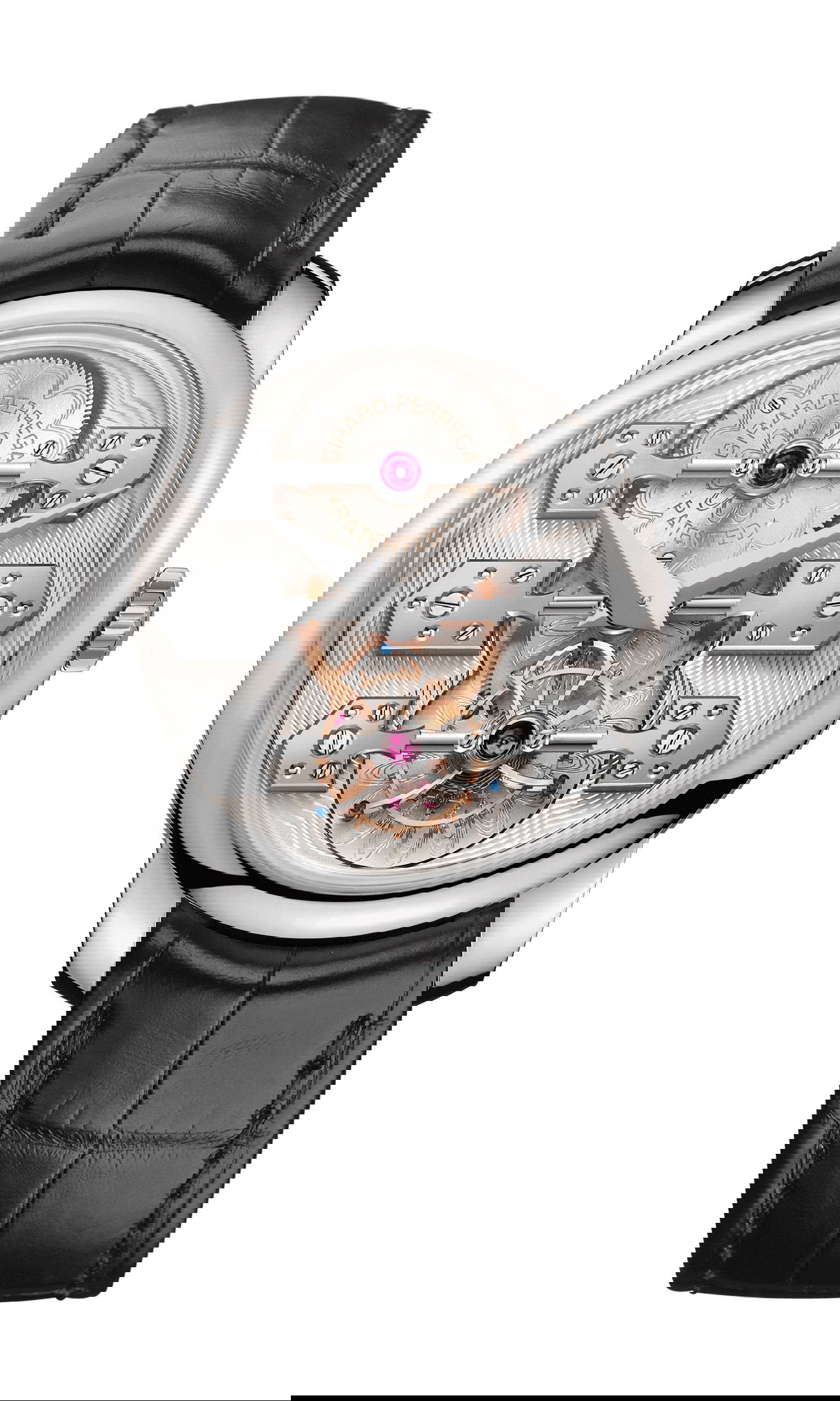 Girard-Perregaux Bridges La Esmeralda Tourbillon luxury timepiece - detailed view