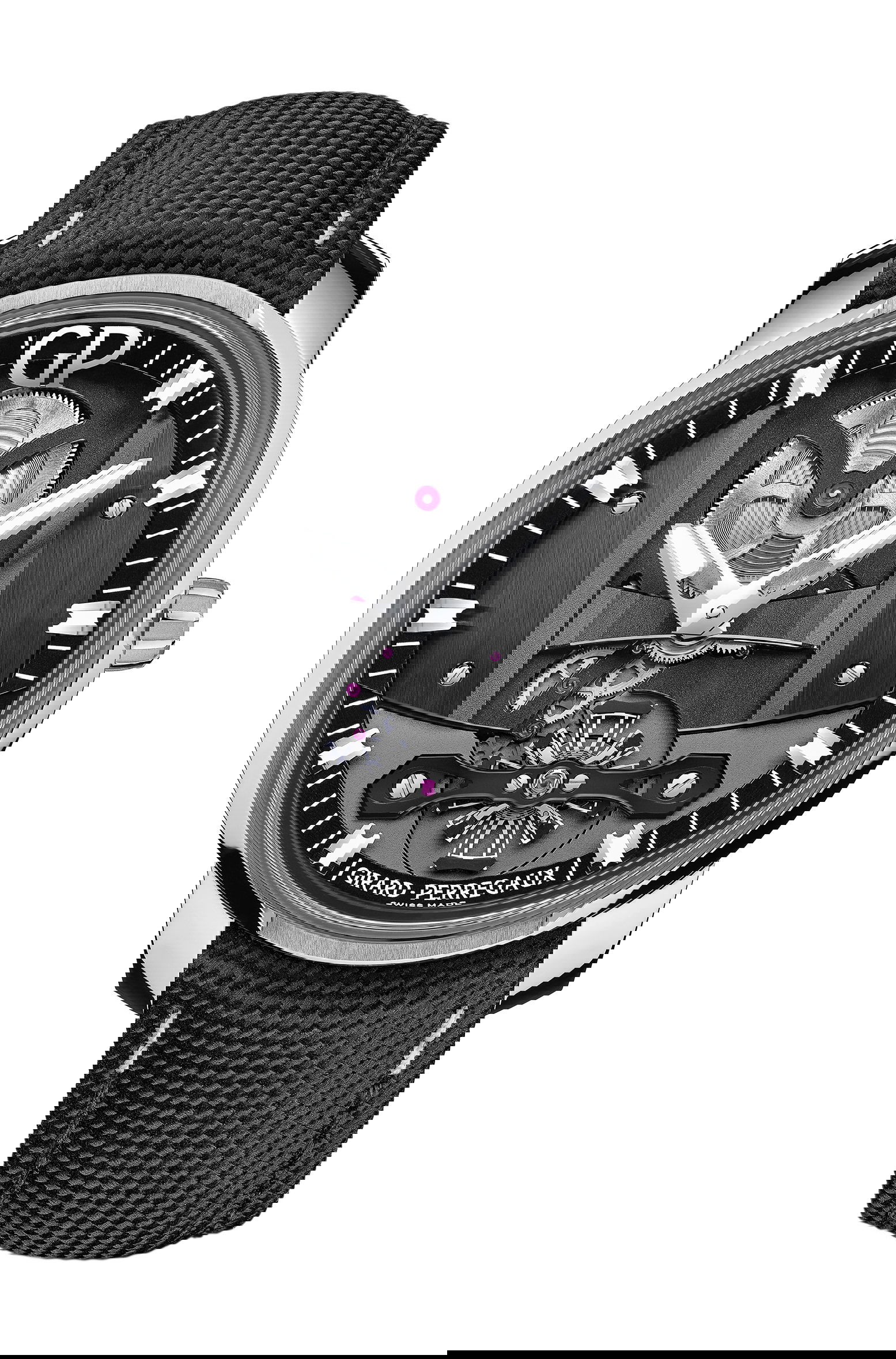 Girard-Perregaux Free Bridge luxury timepiece - detailed view