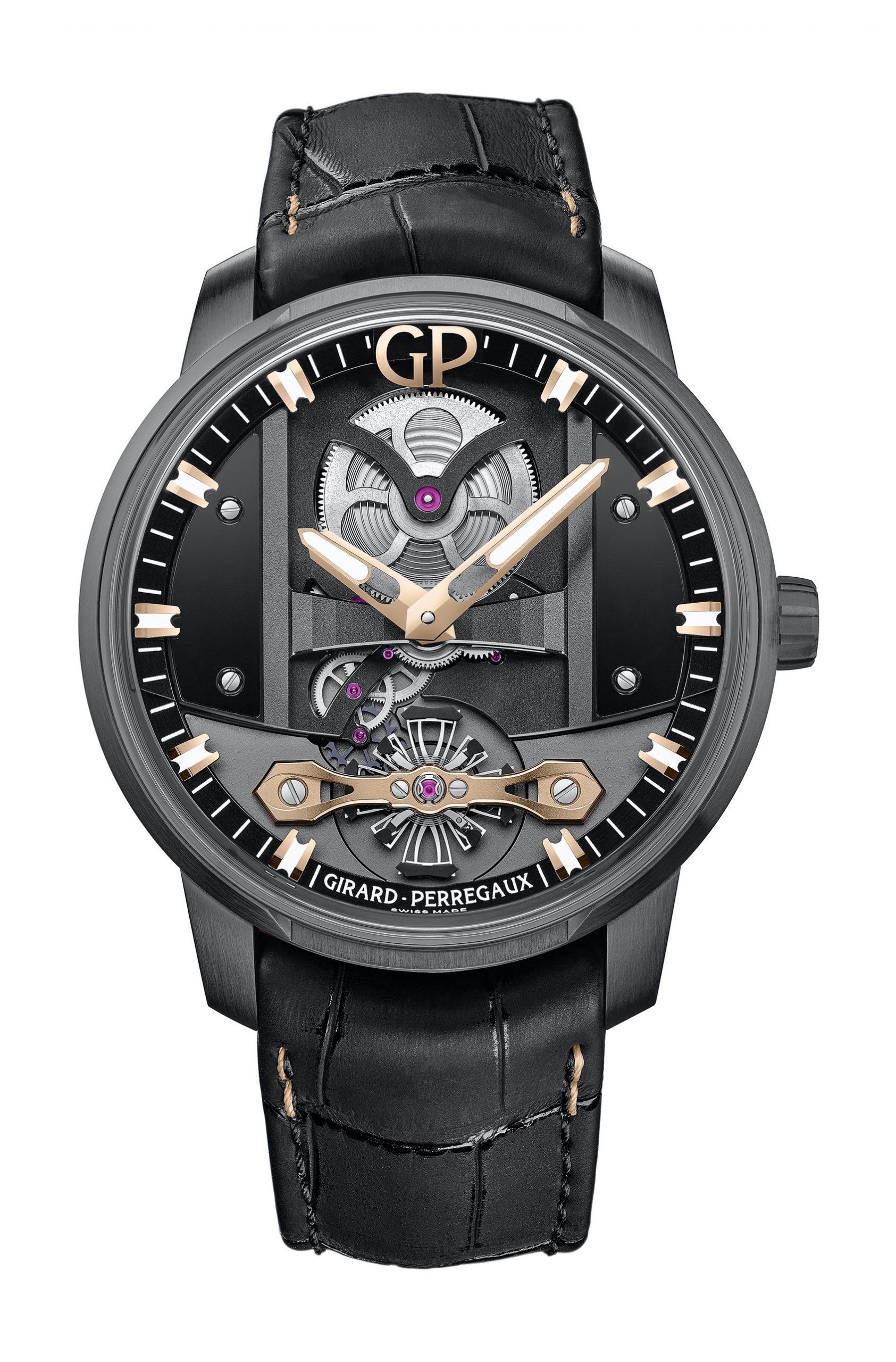 Girard-Perregaux Free Bridge Infinity Edition luxury timepiece - detailed view