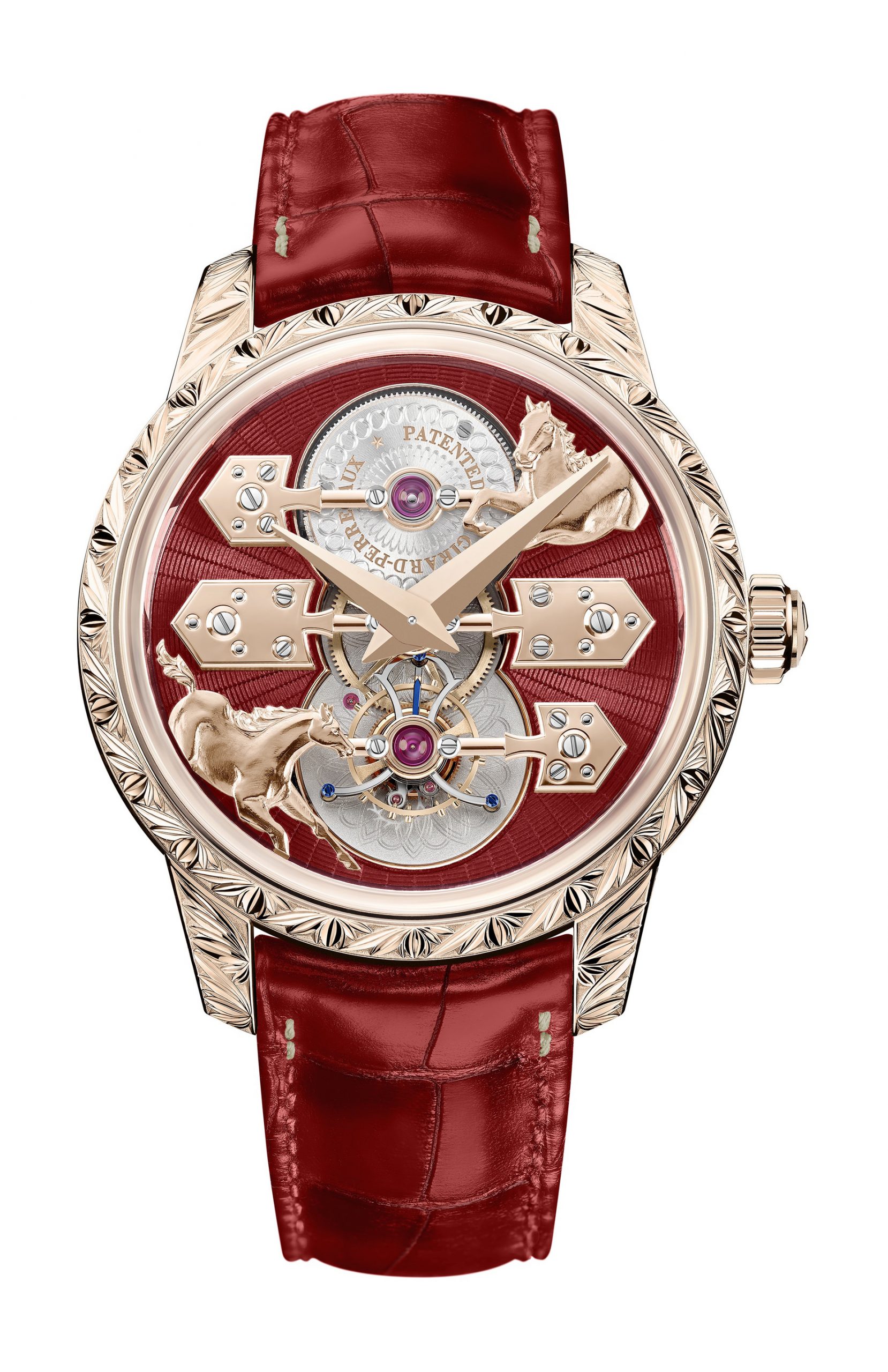 Girard-Perregaux La Esmeralda Tourbillon “A Secret” Eternity Edition luxury timepiece - detailed view