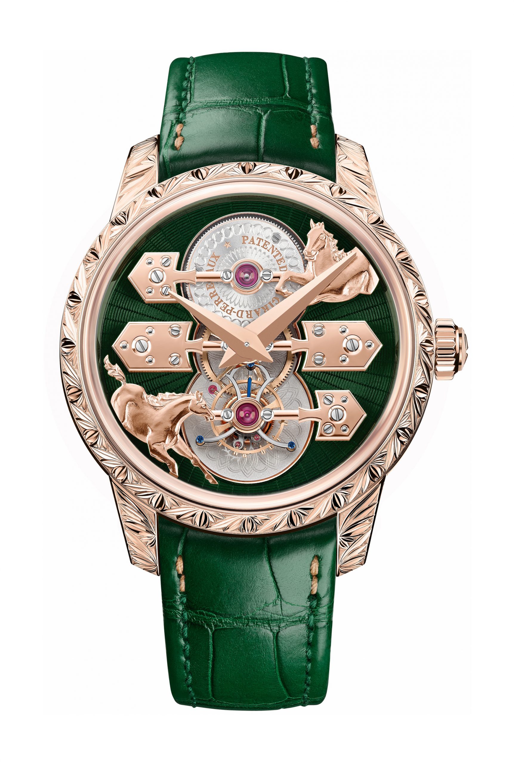 Girard-Perregaux La Esmeralda Tourbillon “A Secret” Eternity Edition luxury timepiece - detailed view