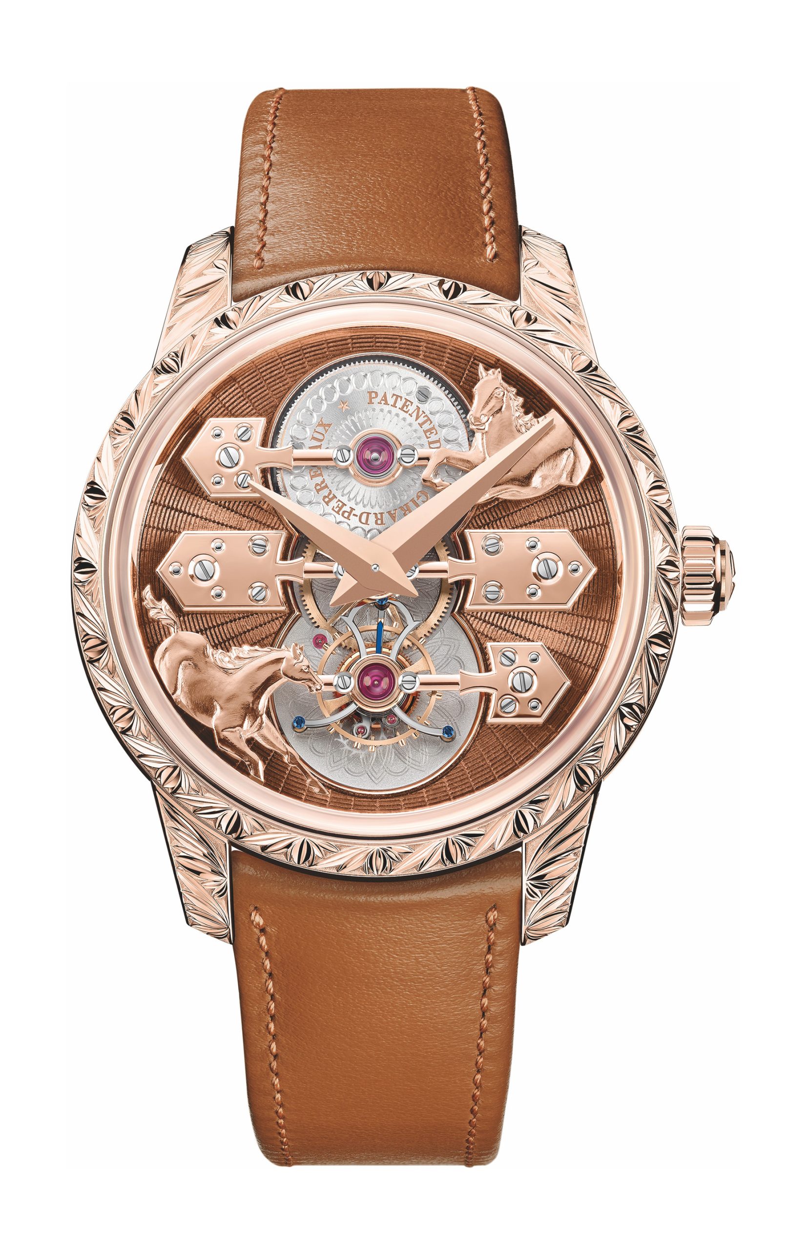 Girard-Perregaux La Esmeralda Tourbillon “A Secret” Eternity Edition luxury timepiece - detailed view