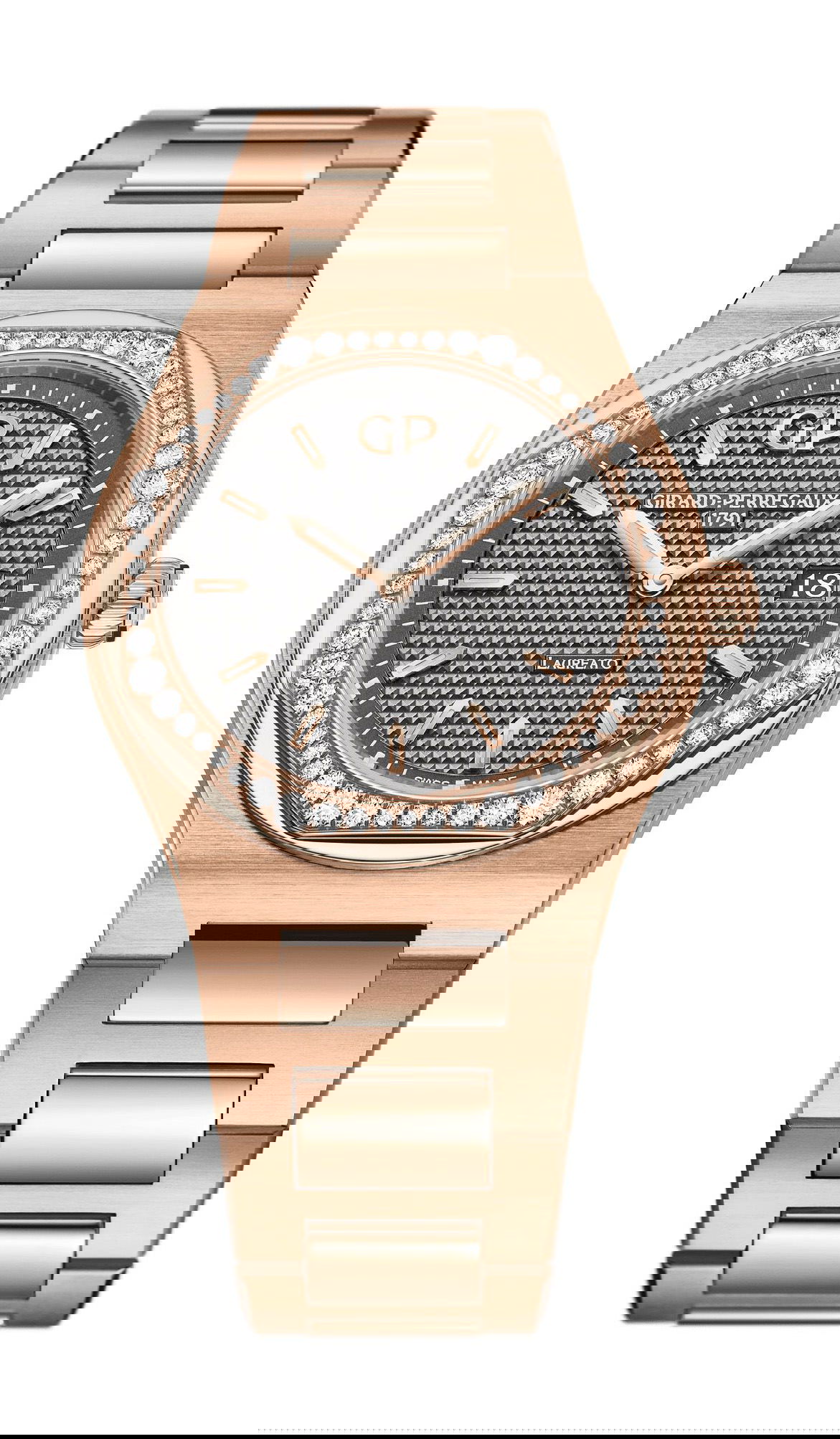 Girard-Perregaux Laureato 34 mm luxury timepiece - detailed view