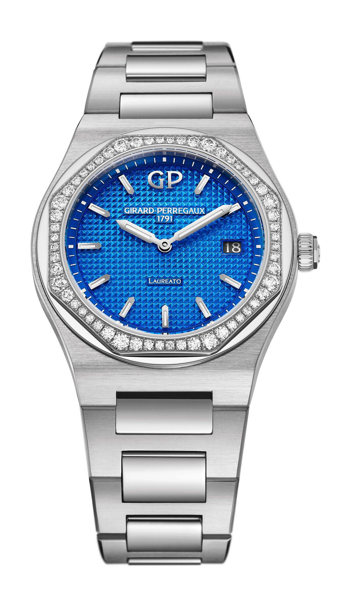 Girard-Perregaux Laureato 34 mm Royalty luxury timepiece - detailed view