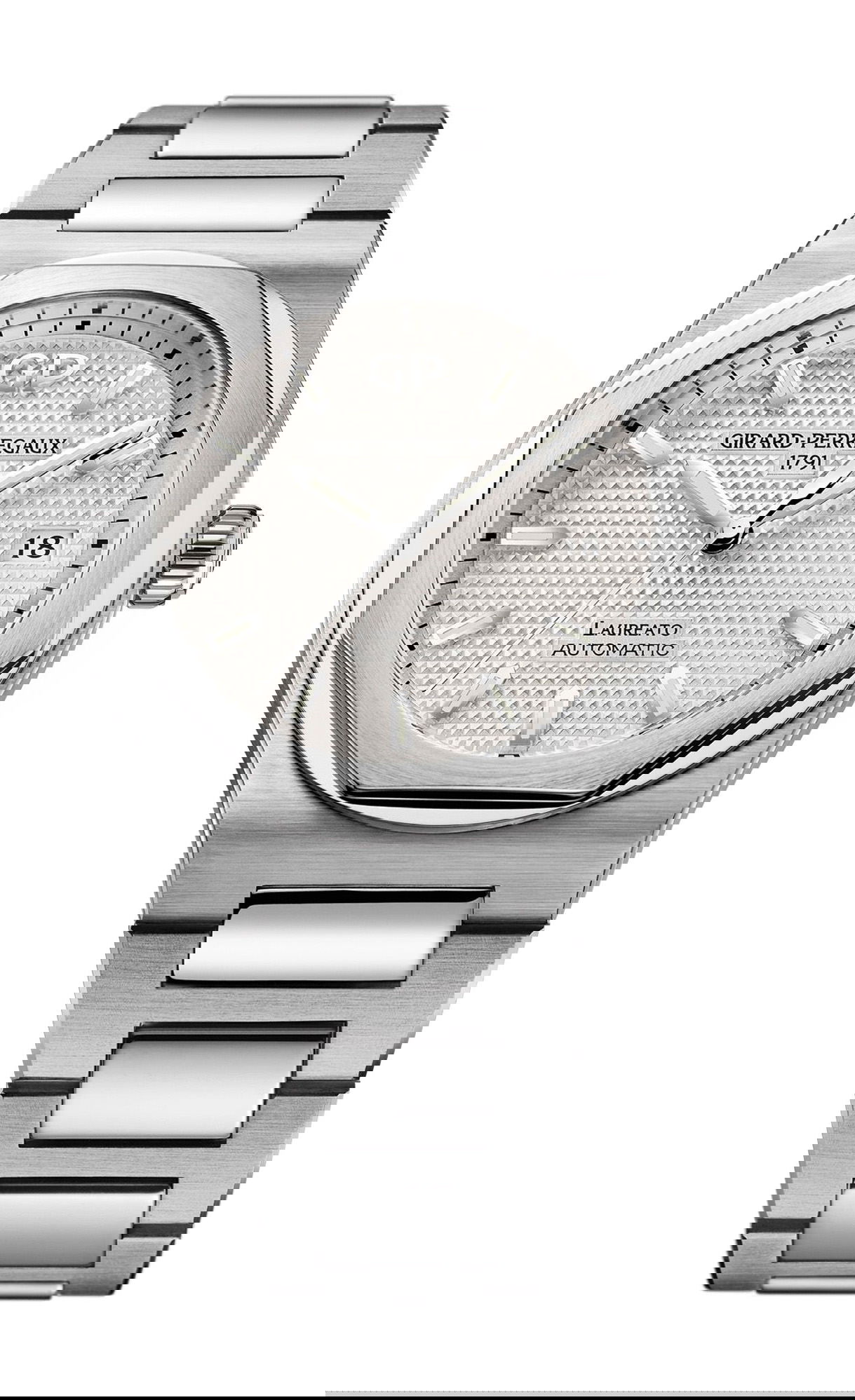 Girard-Perregaux Laureato 38 mm luxury timepiece - detailed view
