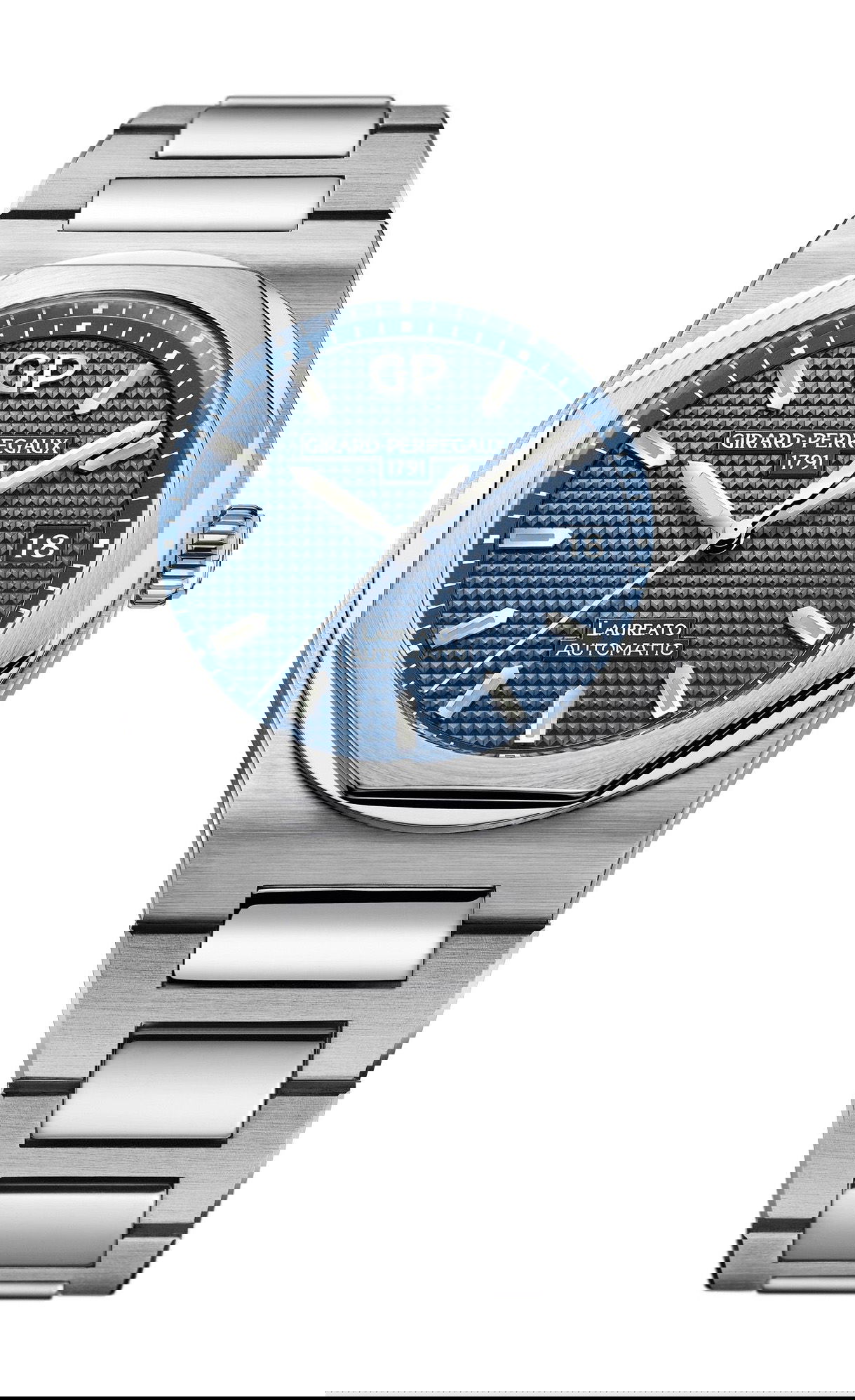 Girard-Perregaux Laureato 38 mm luxury timepiece - detailed view