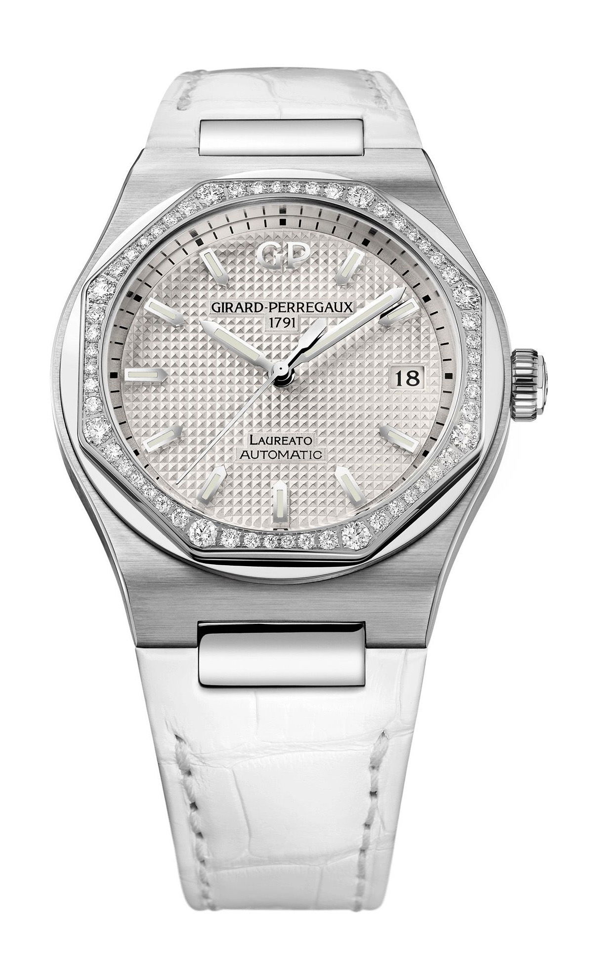 Girard-Perregaux Laureato 38 mm luxury timepiece - detailed view