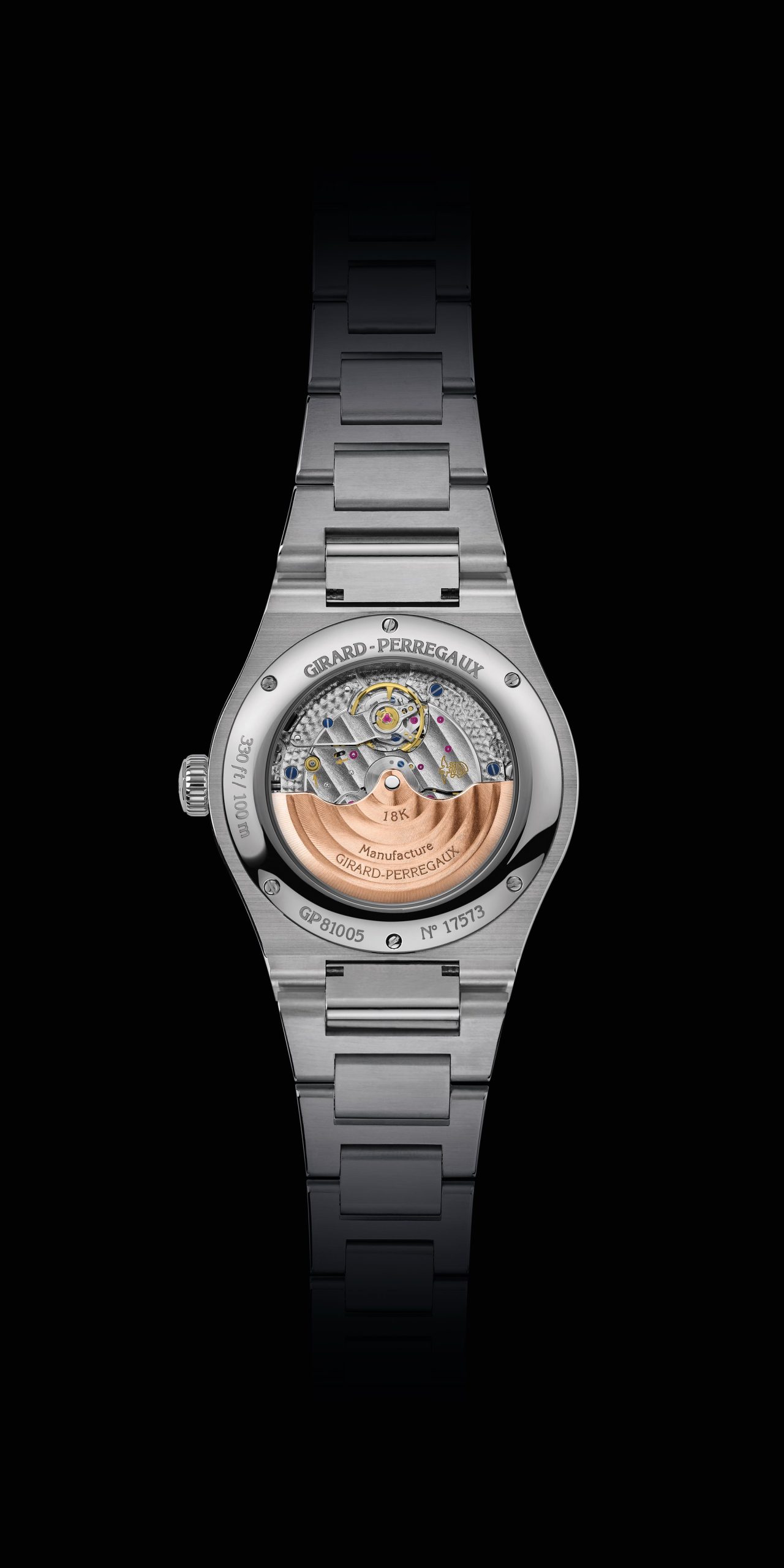 Girard-Perregaux Laureato 38 mm Copper Diamond Bezel - View 2