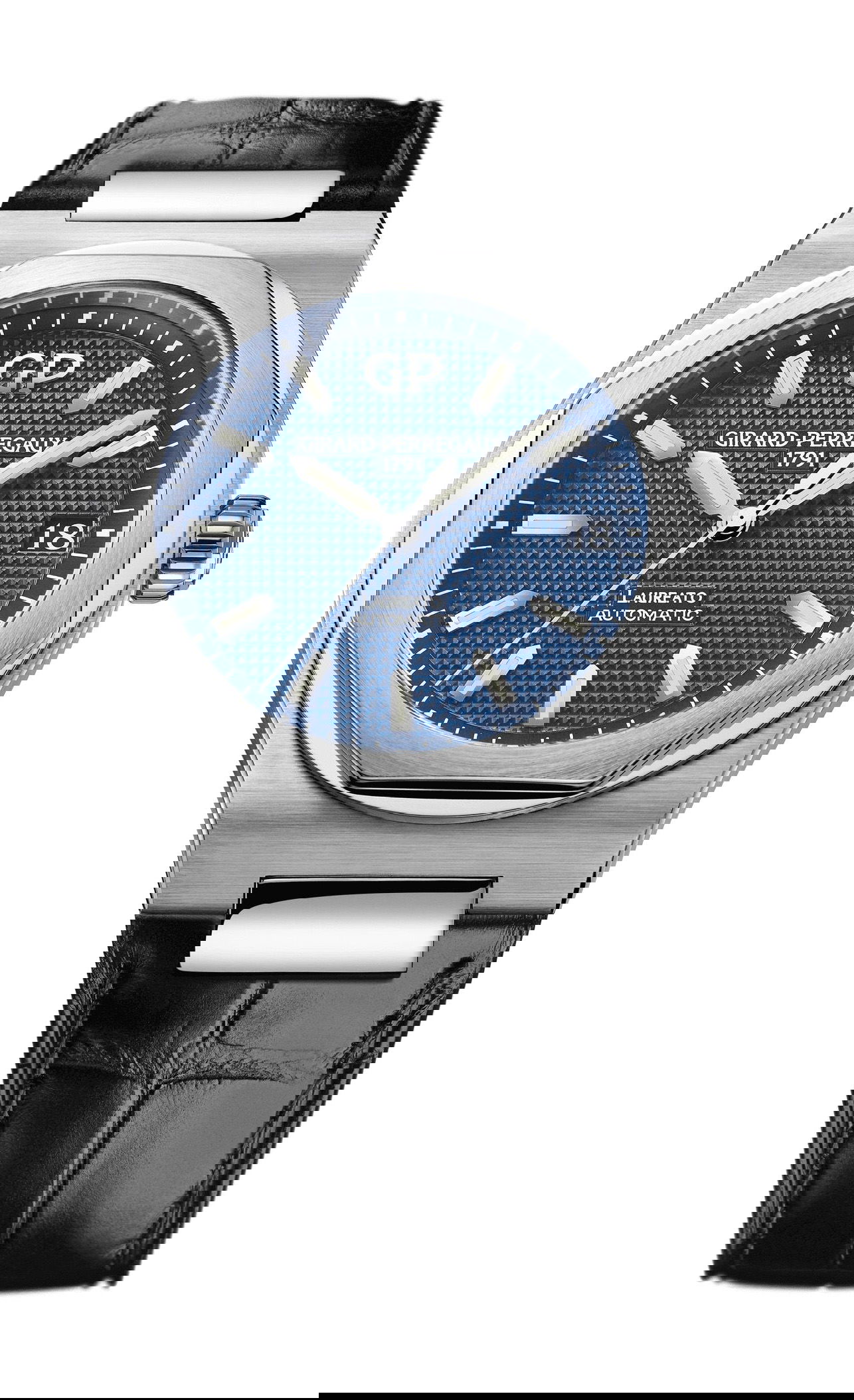 Girard-Perregaux Laureato 42 mm luxury timepiece - detailed view