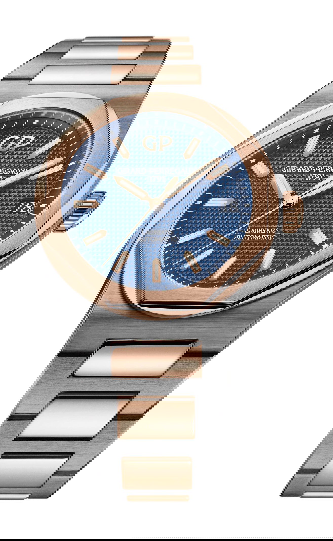 Girard-Perregaux Laureato 42 mm luxury timepiece - detailed view