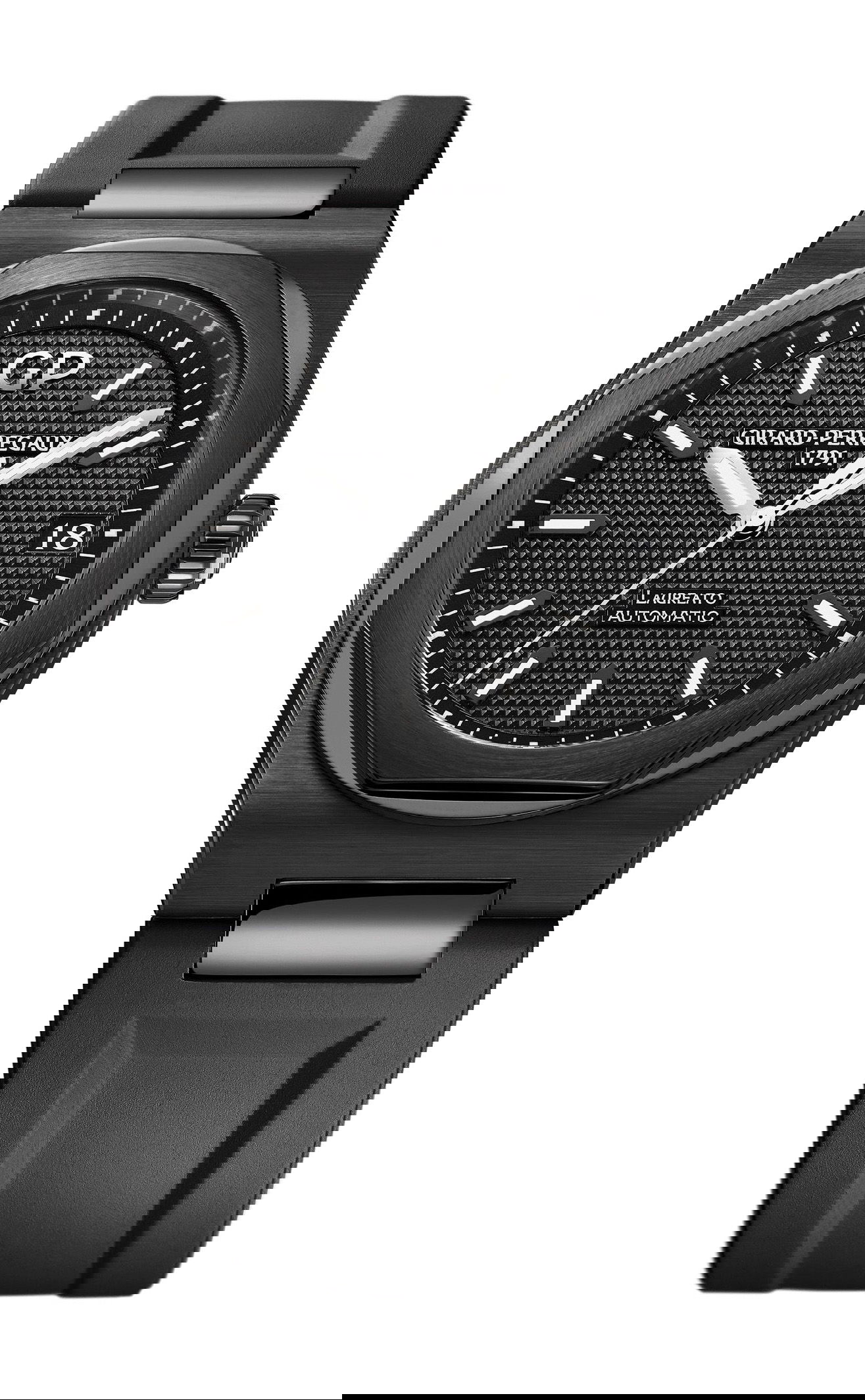 Girard-Perregaux Laureato 42 mm Ceramic luxury timepiece - detailed view
