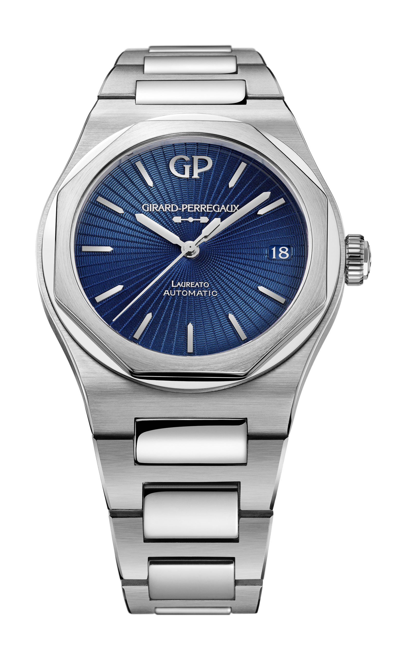 Girard-Perregaux Laureato 42 mm Japan ‘Aiiro’ Edition luxury timepiece - detailed view