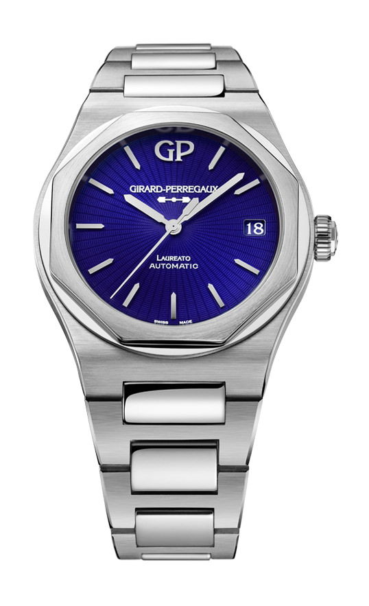 Girard-Perregaux Laureato 42 mm Eternity Edition luxury timepiece - detailed view