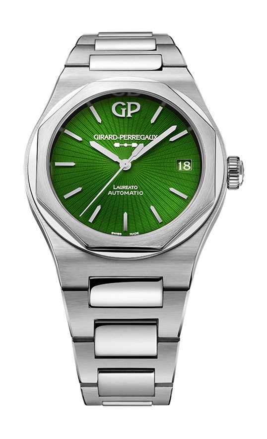 Girard-Perregaux Laureato 42 mm Eternity Edition luxury timepiece - detailed view