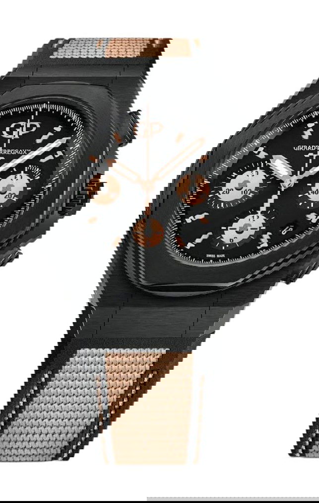 Girard-Perregaux Laureato Absolute Gold Fever luxury timepiece - detailed view