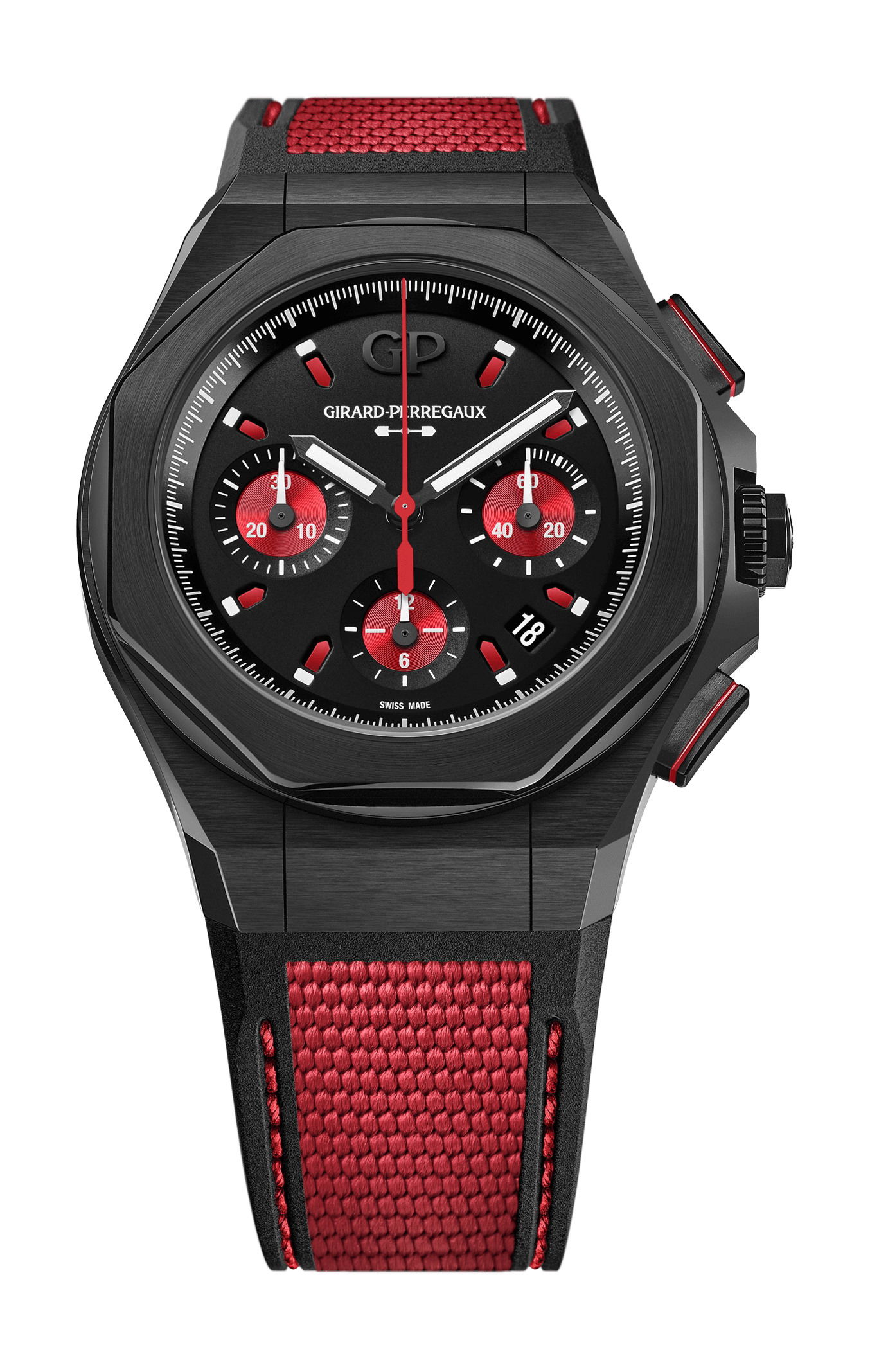 Girard-Perregaux Laureato Absolute Passion luxury timepiece - detailed view