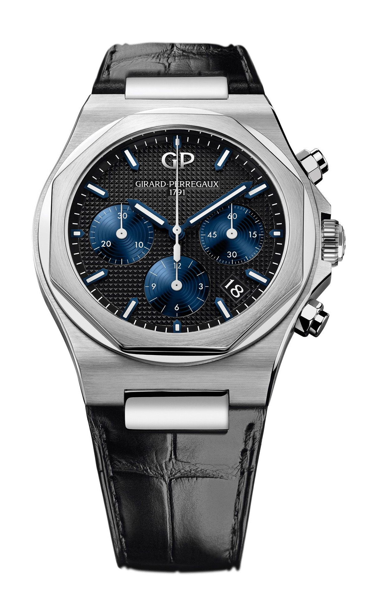 Girard-Perregaux Laureato Chronograph 38 mm luxury timepiece - detailed view