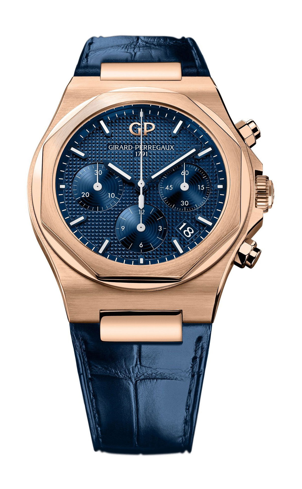 Girard-Perregaux Laureato Chronograph 38 mm luxury timepiece - detailed view