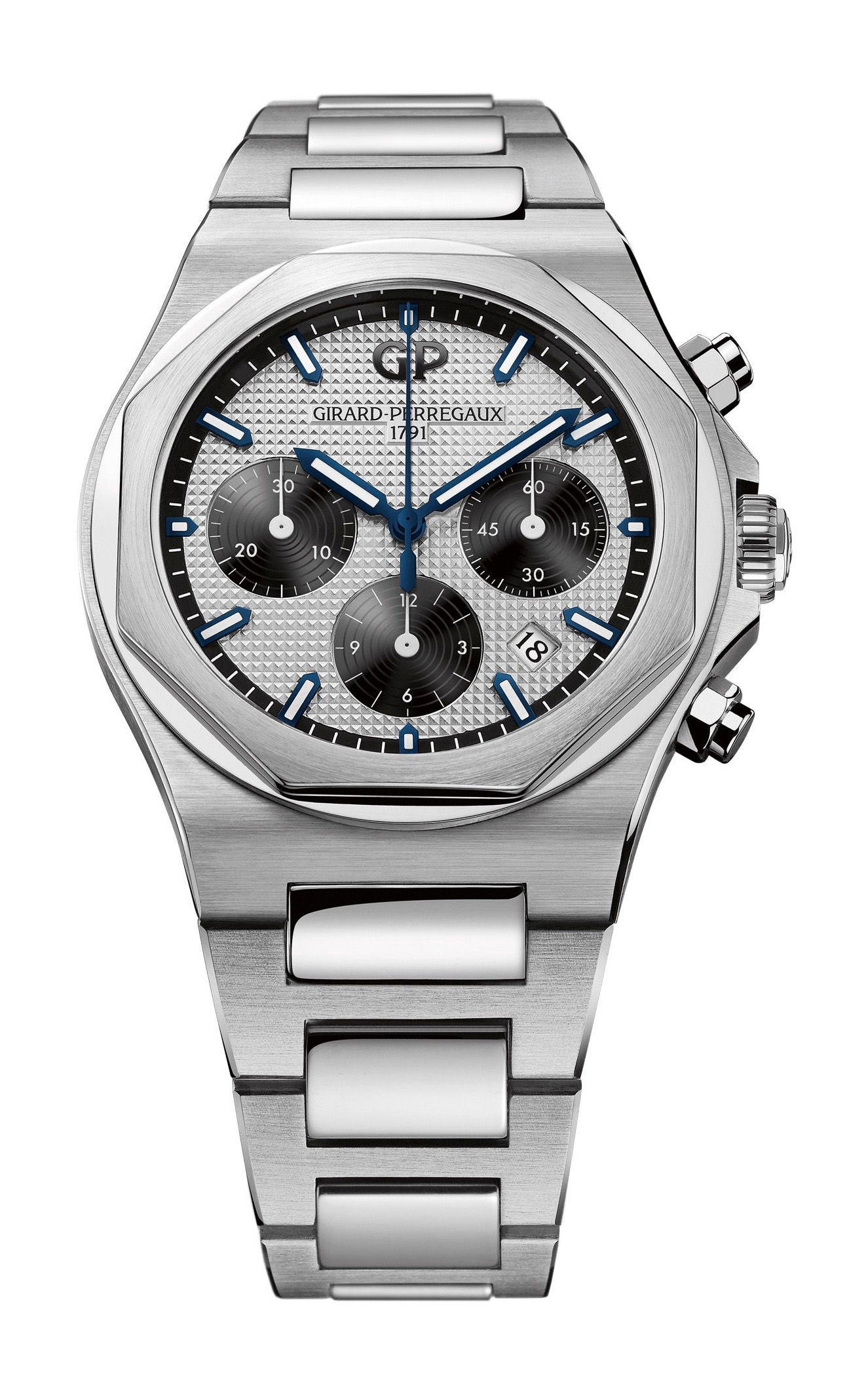 Girard-Perregaux Laureato Chronograph 42 mm luxury timepiece - detailed view
